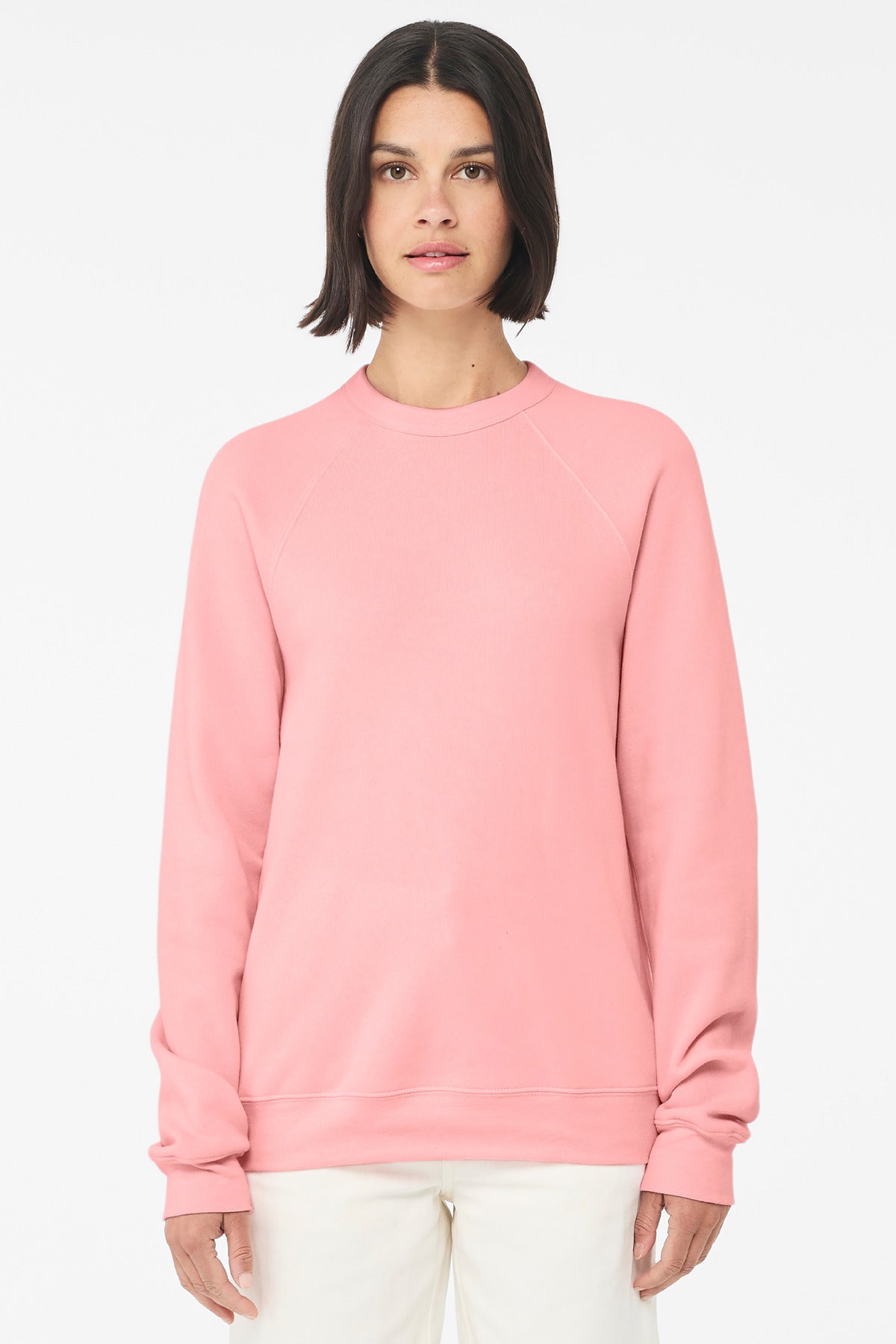 BELLA+CANVAS ?? Unisex Sponge Fleece Raglan Sweatshirt. BC3901