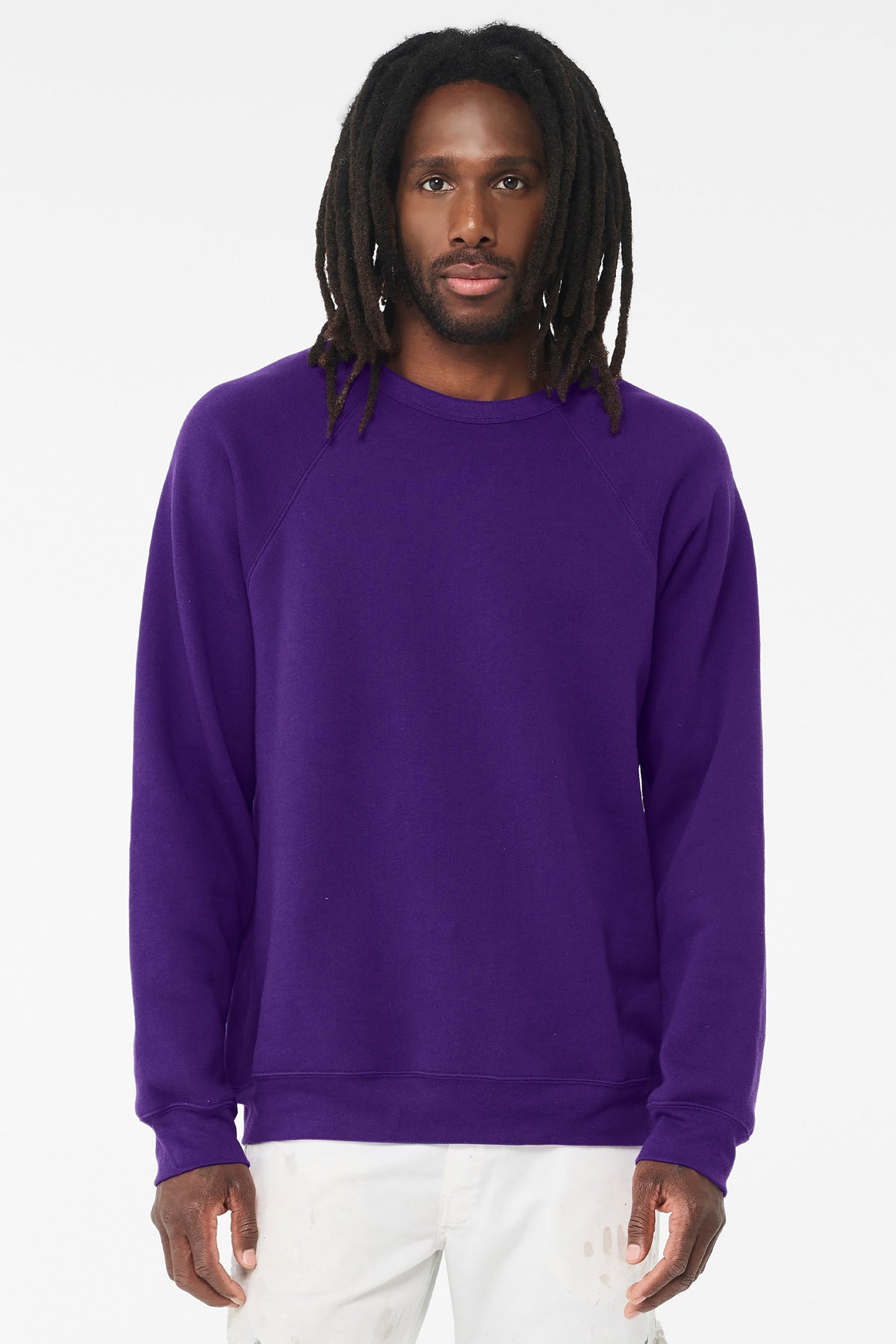 BELLA+CANVAS ?? Unisex Sponge Fleece Raglan Sweatshirt. BC3901