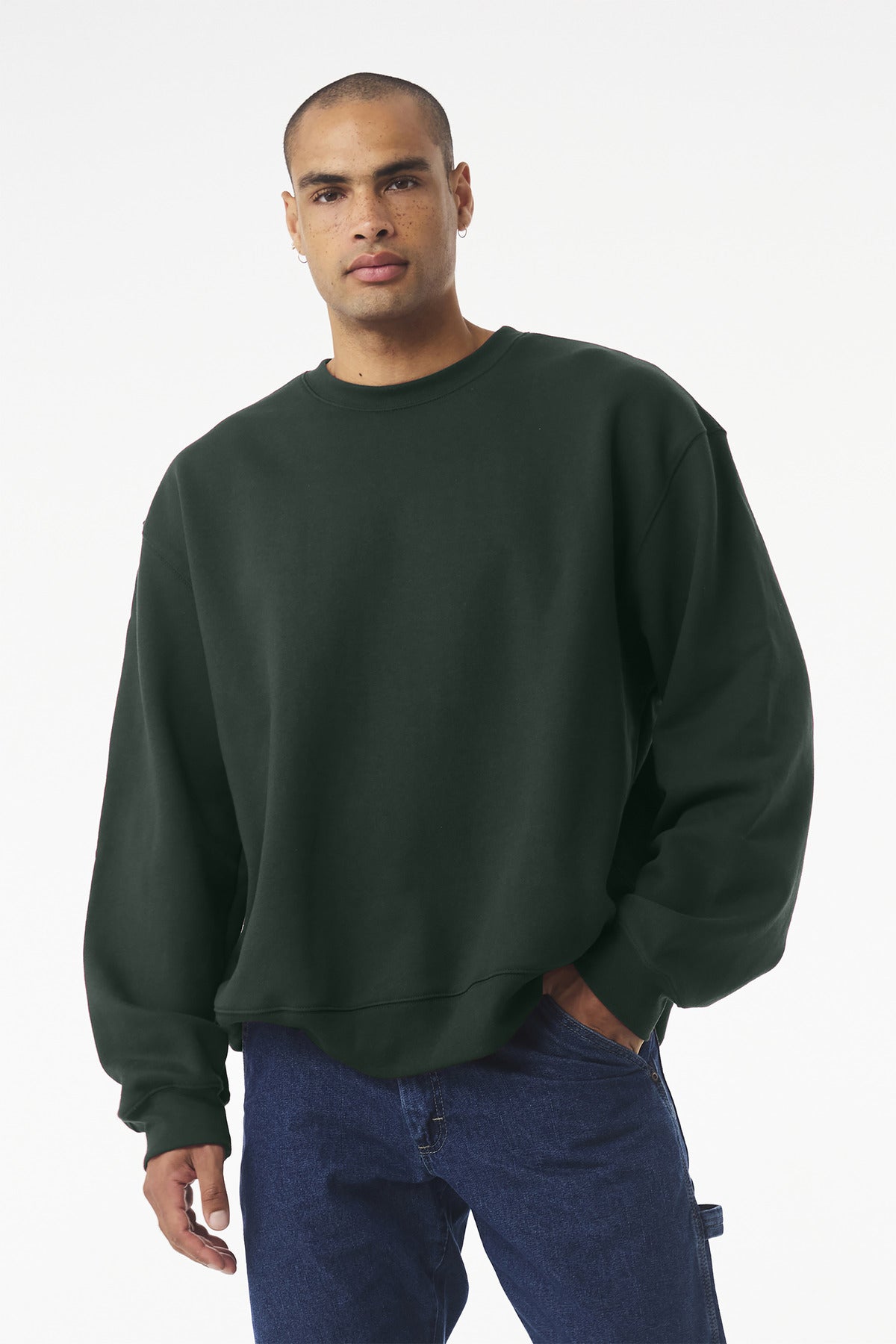 BELLA+CANVAS?? Unisex 10-Ounce Heavyweight Crewneck Sweatshirt BC4711