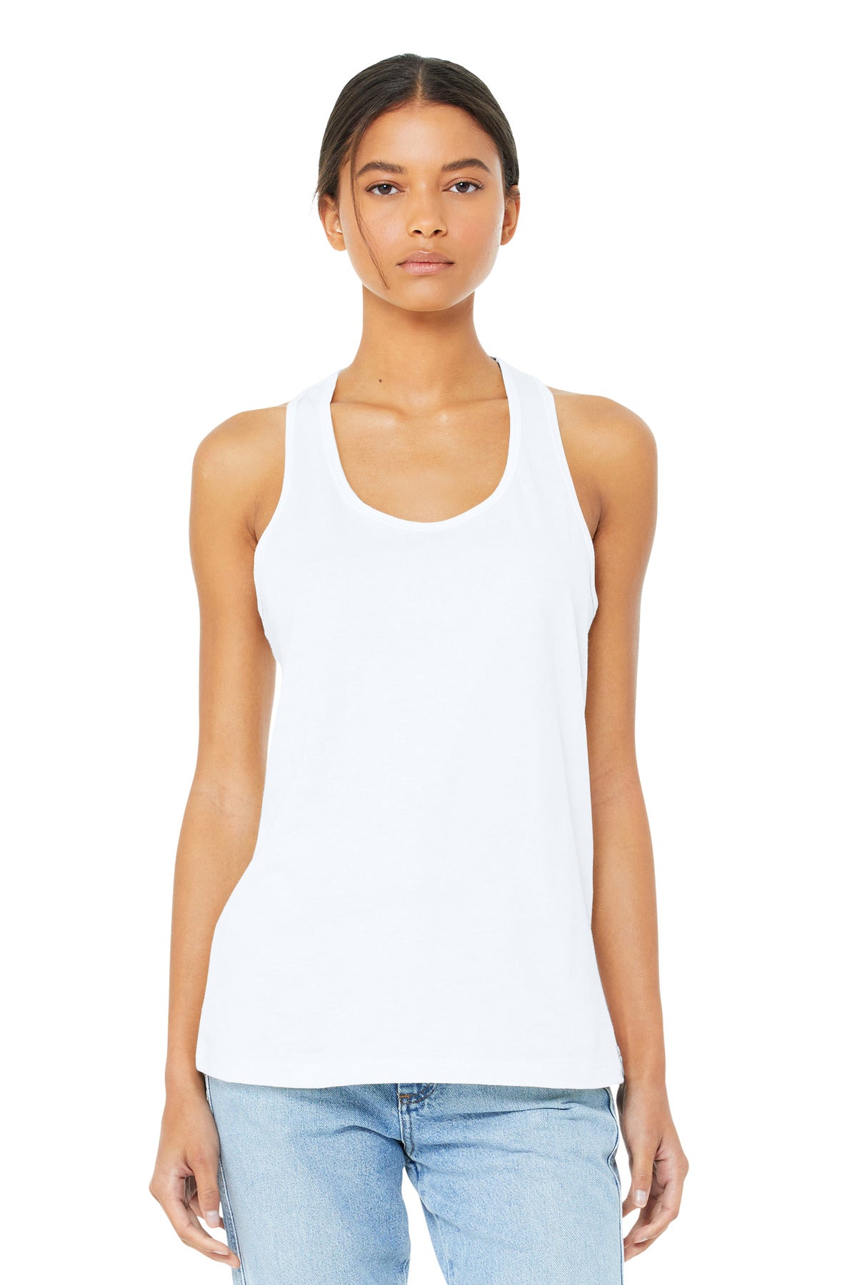 BELLA+CANVAS ?? Women's Jersey Racerback Tank. BC6008