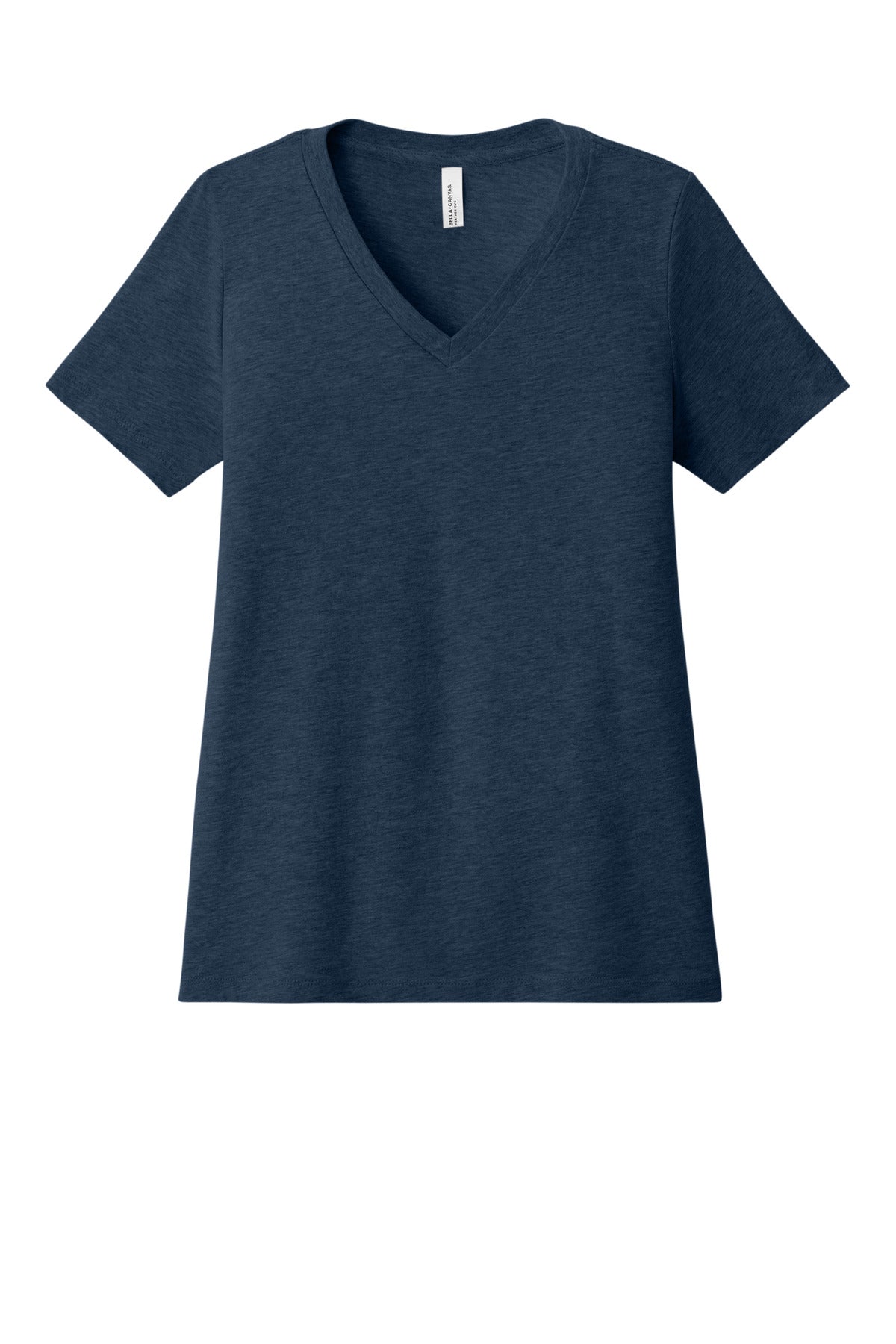 BELLA+CANVAS?? Women's Relaxed Heather CVC V-Neck Tee BC6405CVC