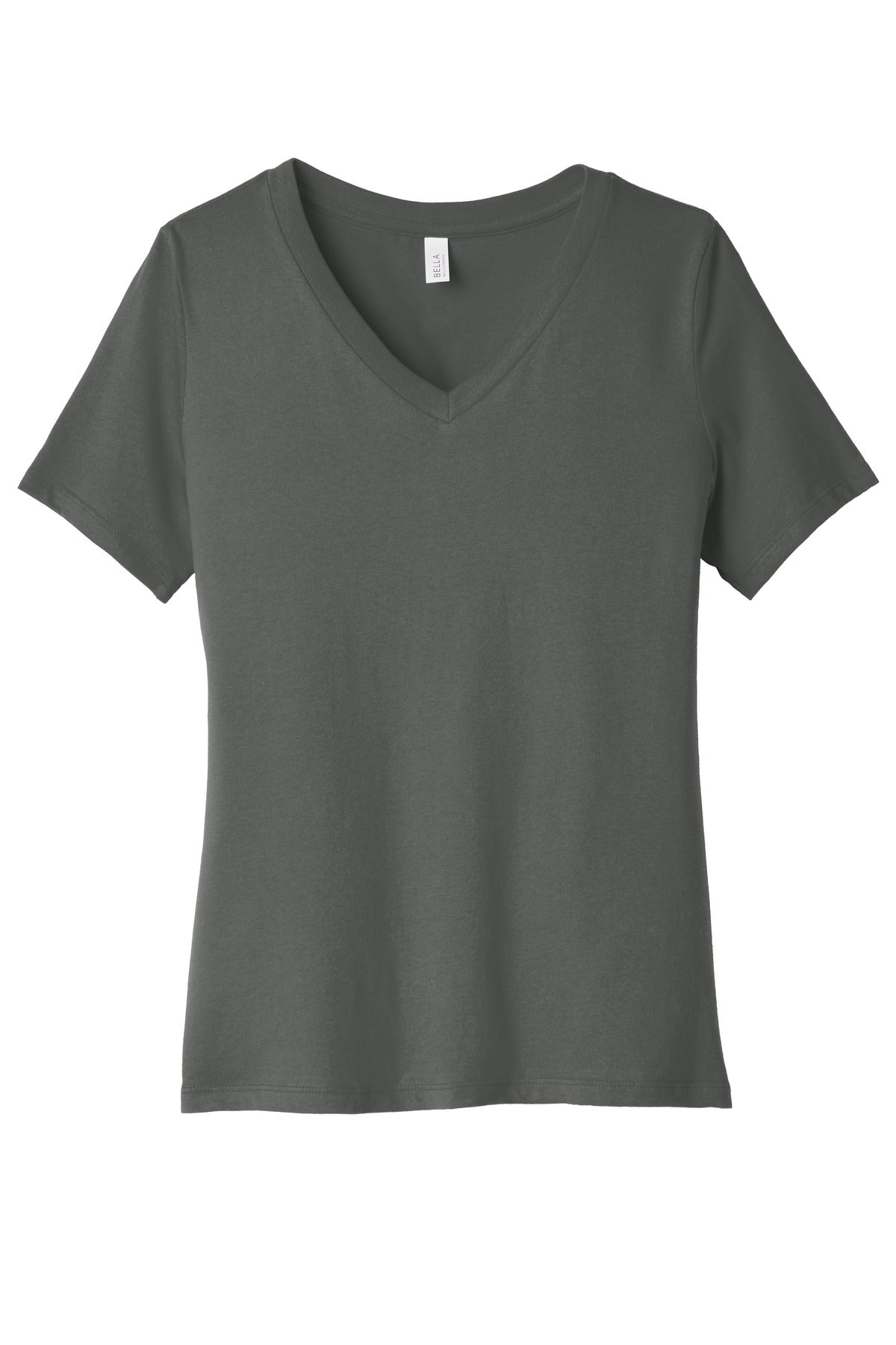 BELLA+CANVAS ?? Women's Relaxed Jersey Short Sleeve V-Neck Tee. BC6405