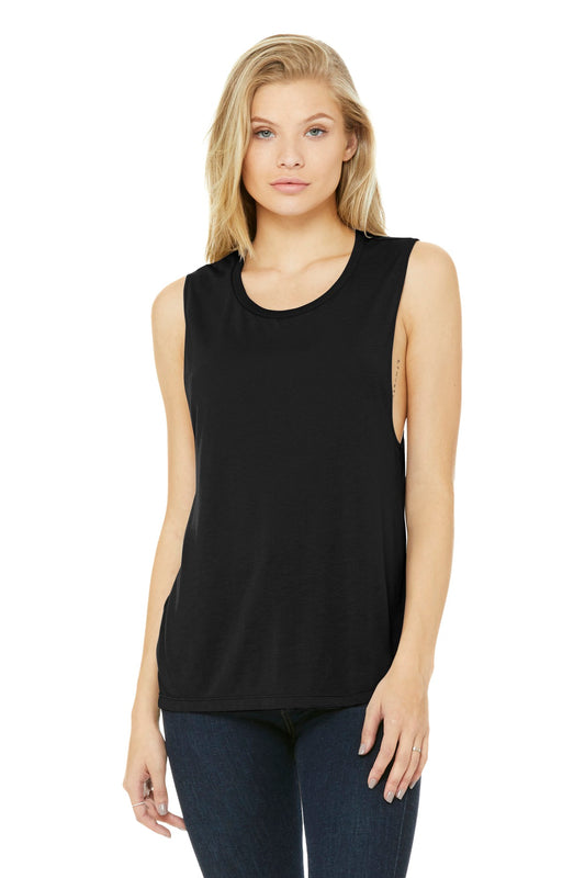 BELLA+CANVAS ?? Women's Flowy Scoop Muscle Tank. BC8803