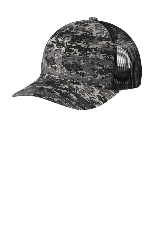 Port Authority ?? Digi Camo Snapback Trucker Cap C404