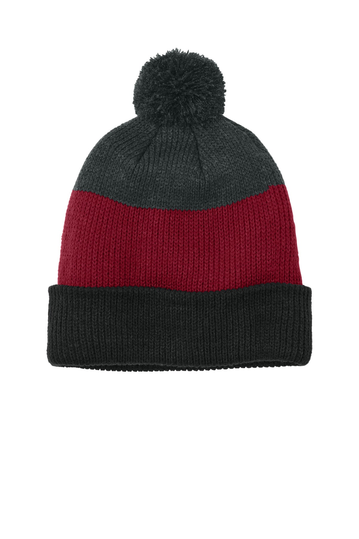 Port Authority?? Cozy Striped Pom Beanie C979