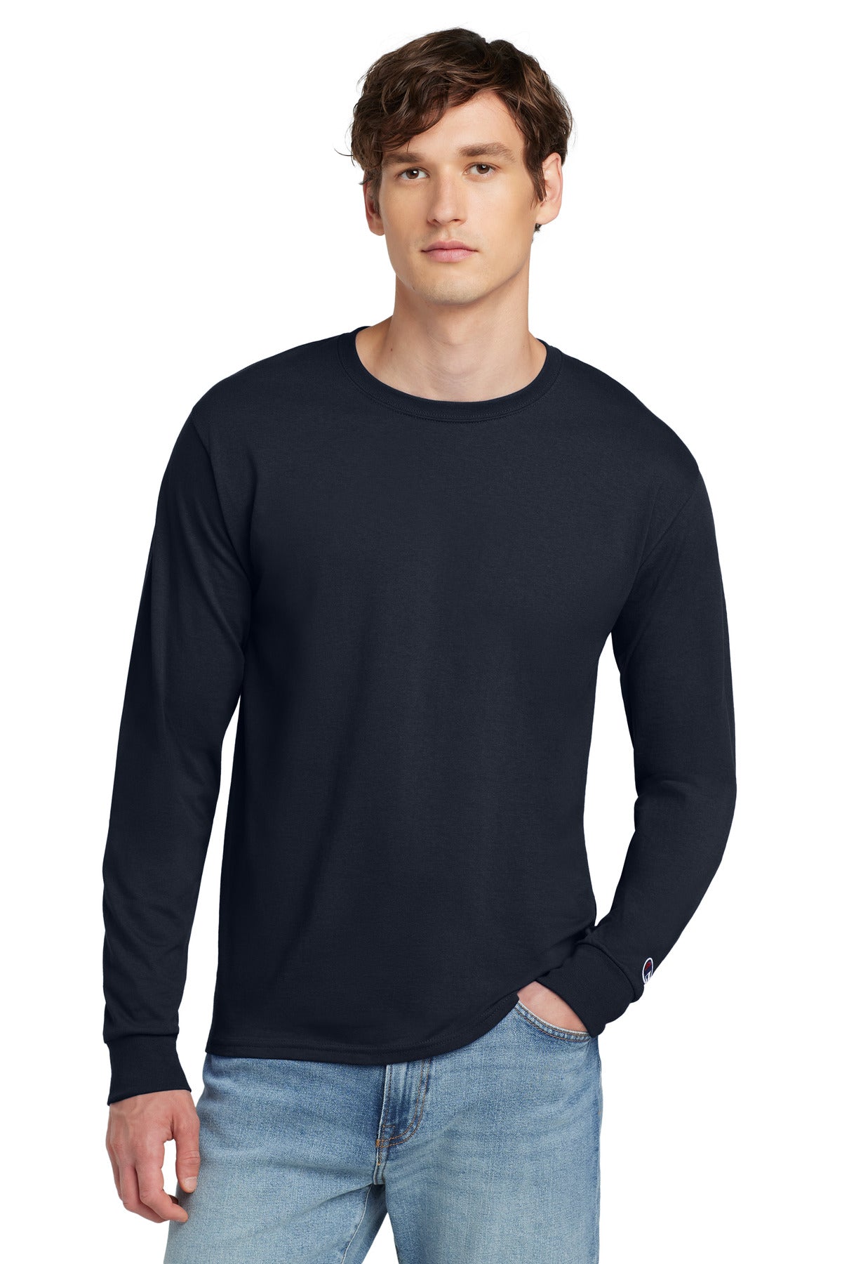 Champion ?? Heritage 5.2-Oz. Jersey Long Sleeve Tee CC8C