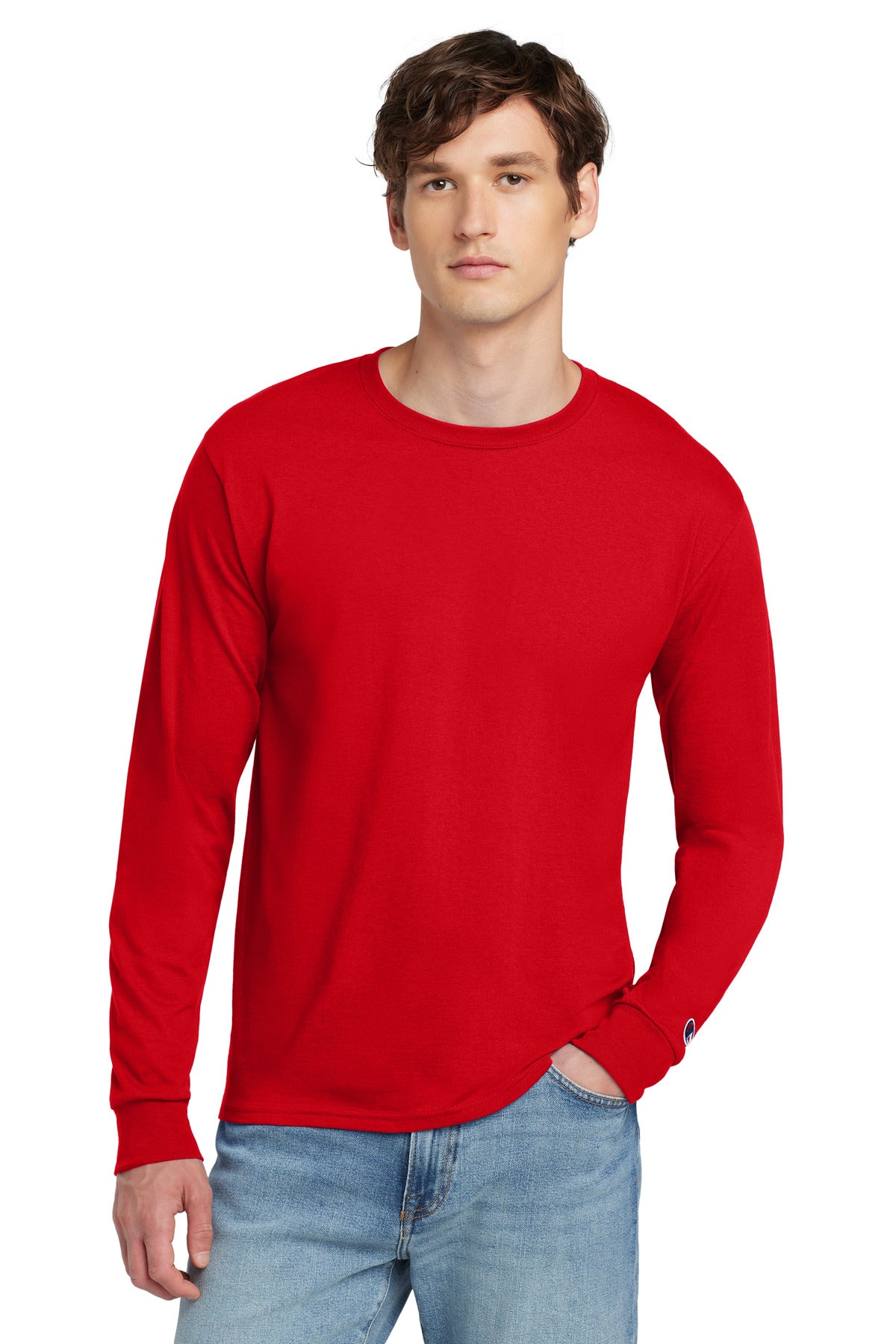 Champion ?? Heritage 5.2-Oz. Jersey Long Sleeve Tee CC8C