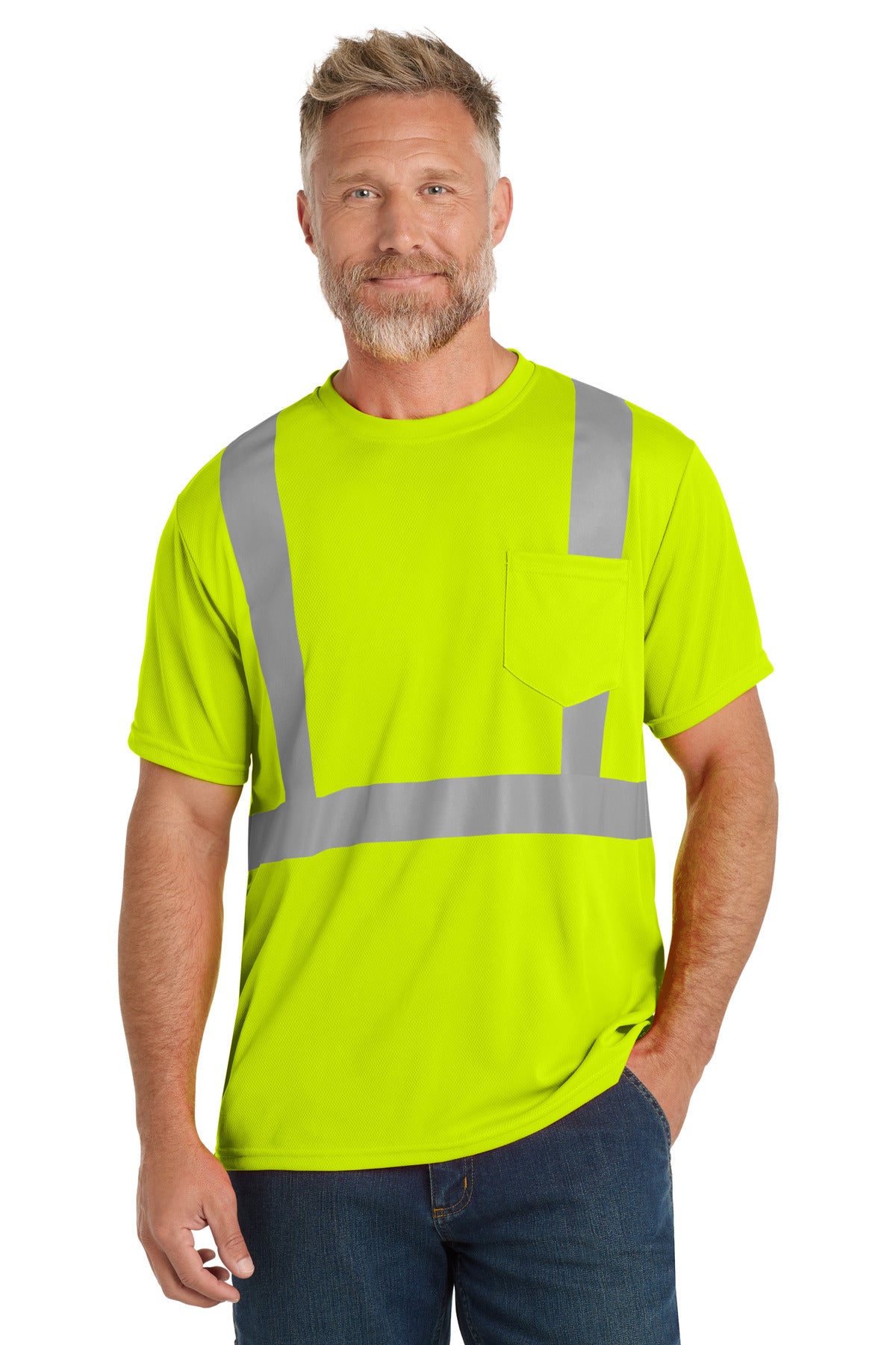 CornerStone ?? ANSI 107 Class 2 Mesh Tee. CS200