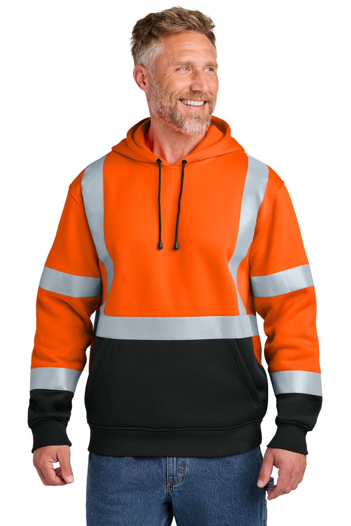 CornerStone?? ANSI 107 Class 3 Heavy-Duty Fleece Pullover Hoodie CSF301