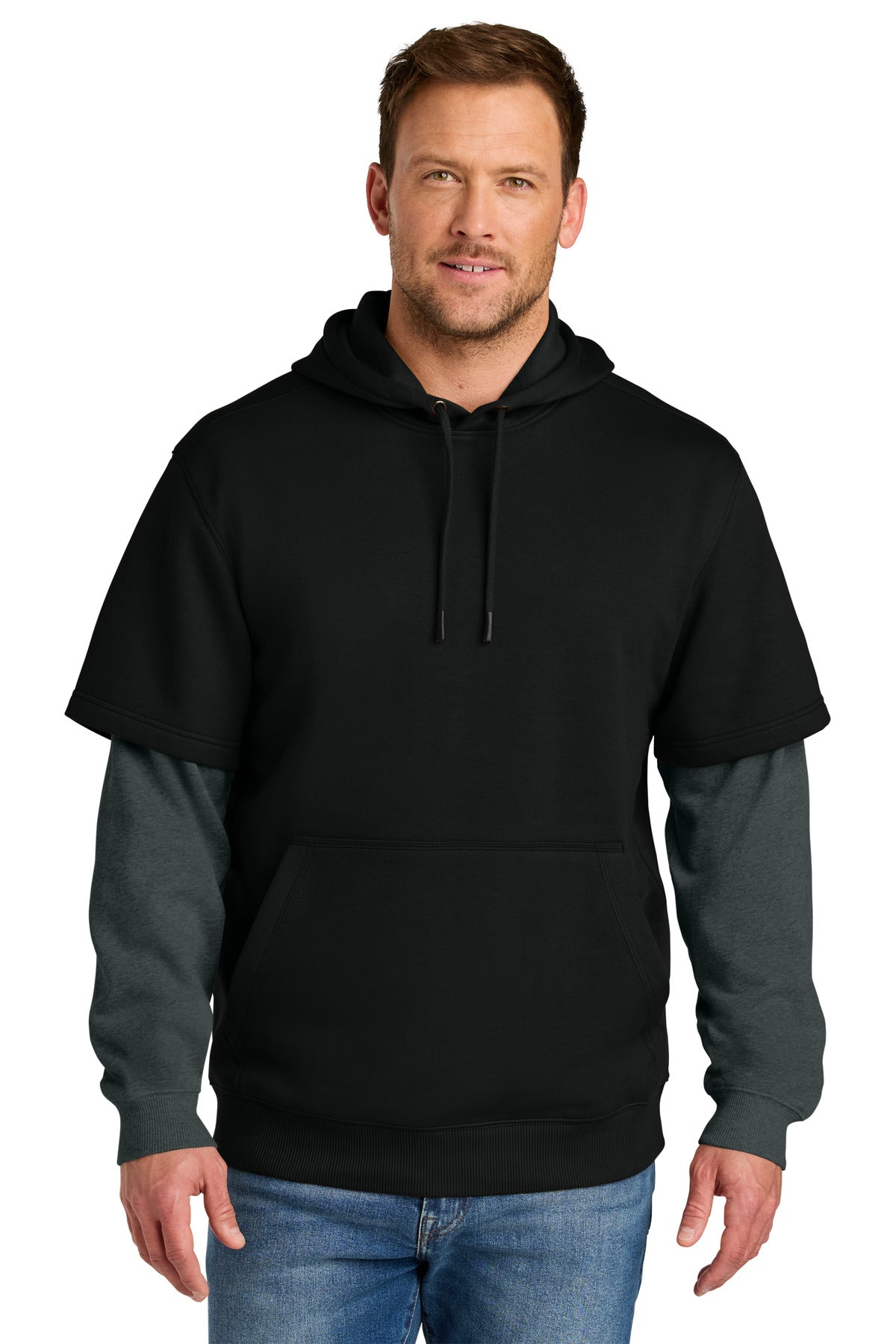 CornerStone?? Tough Fleece Layered Hoodie CSF632