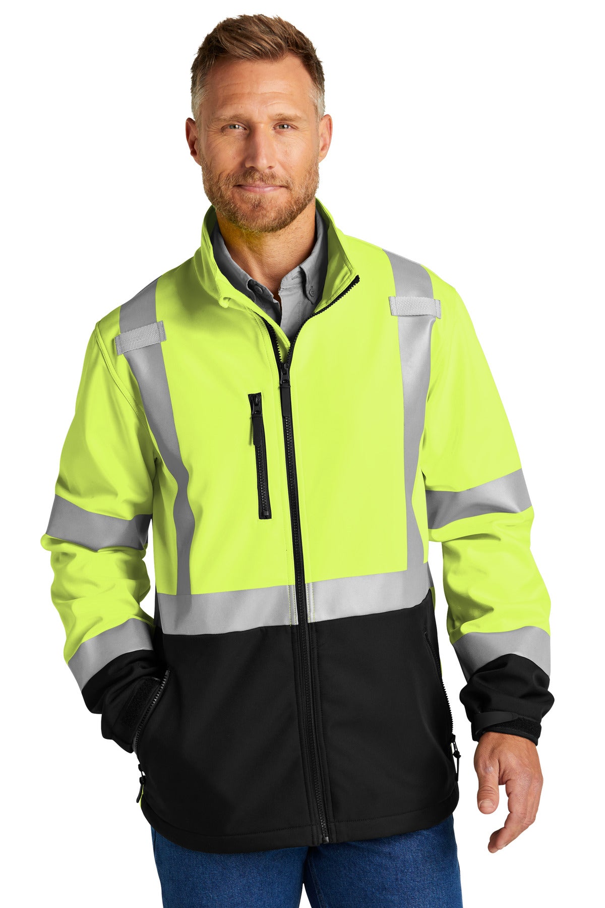 CornerStone?? ANSI 107 Class 3 Soft Shell Jacket CSJ503