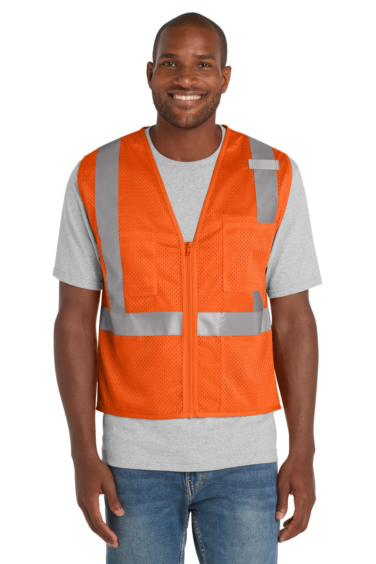 CornerStone ?? ANSI 107 Class 2 Mesh Zippered Vest. CSV102