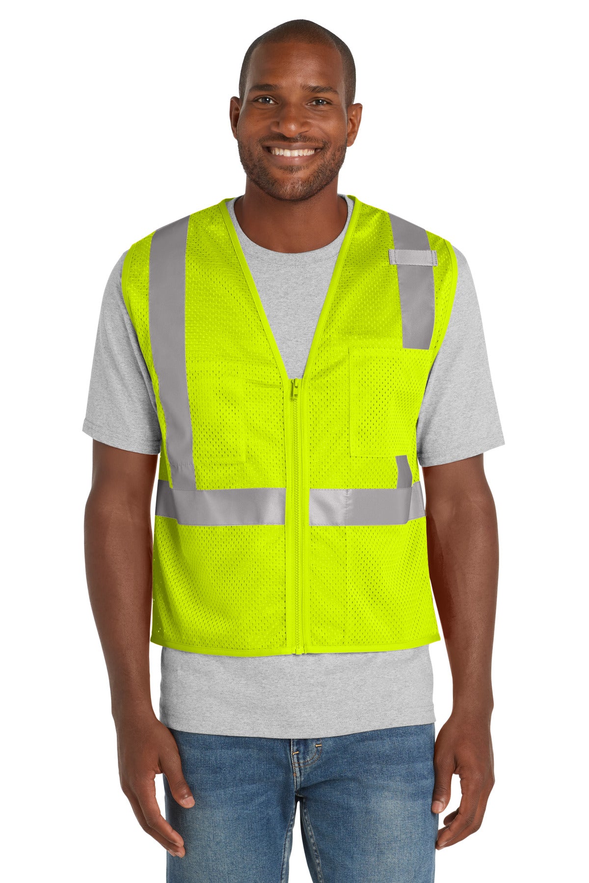 CornerStone ?? ANSI 107 Class 2 Mesh Zippered Vest. CSV102