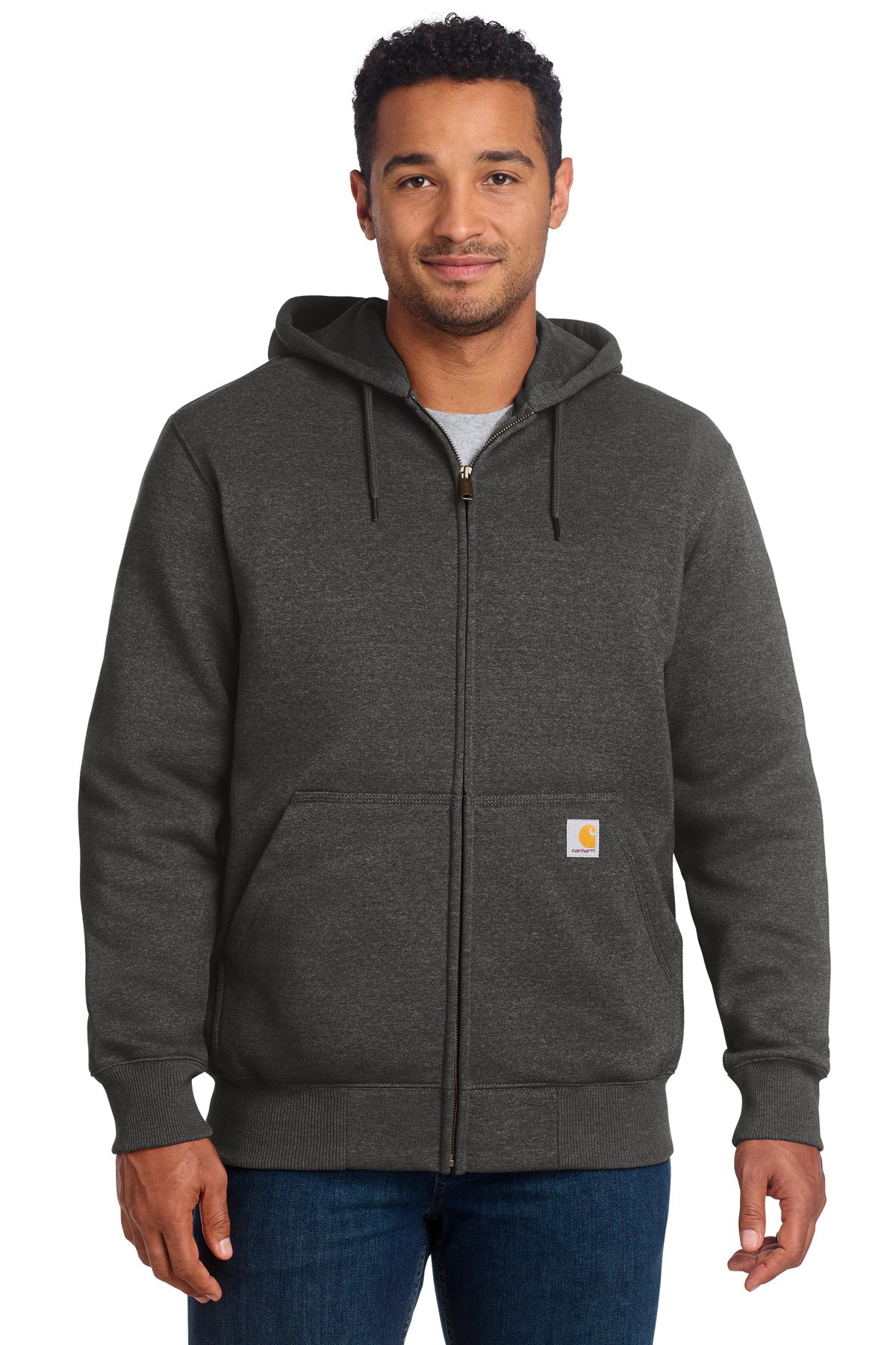 Carhartt ?? Rain Defender ?? Paxton Heavyweight Hooded Zip-Front Sweatshirt. CT100614