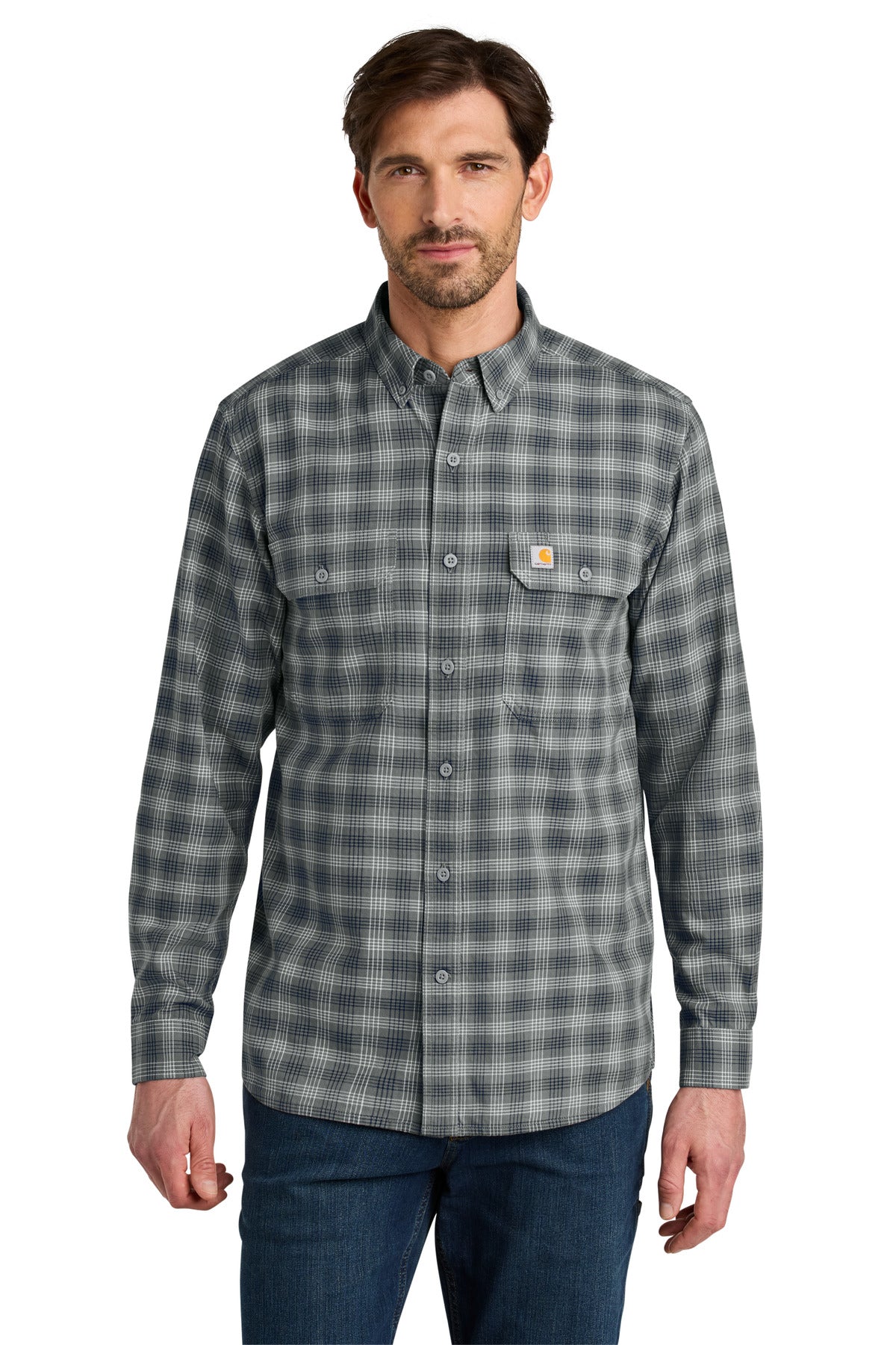 Carhartt?? Rugged Flex?? Plaid Long Sleeve Shirt CT107109