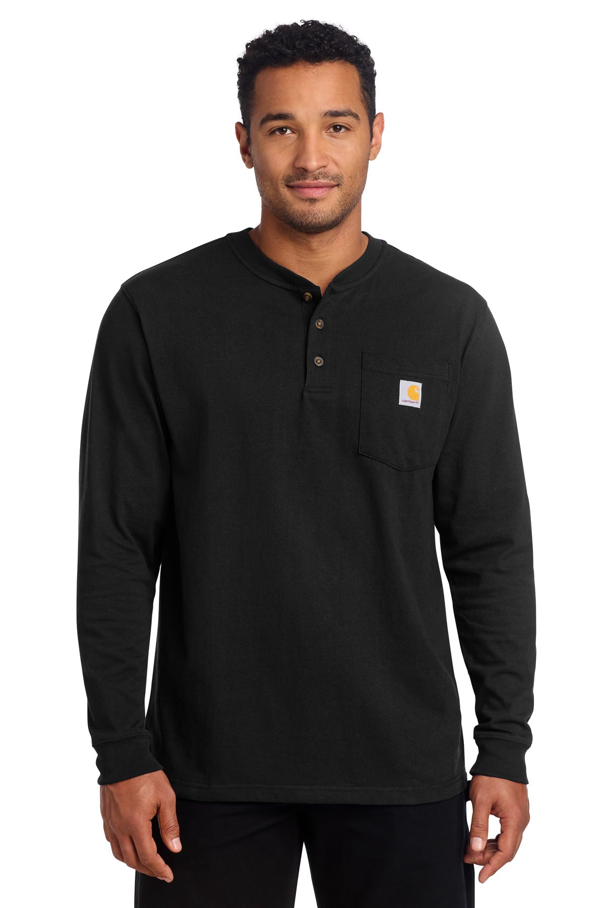 Carhartt® Long Sleeve Henley T-Shirt CTK128