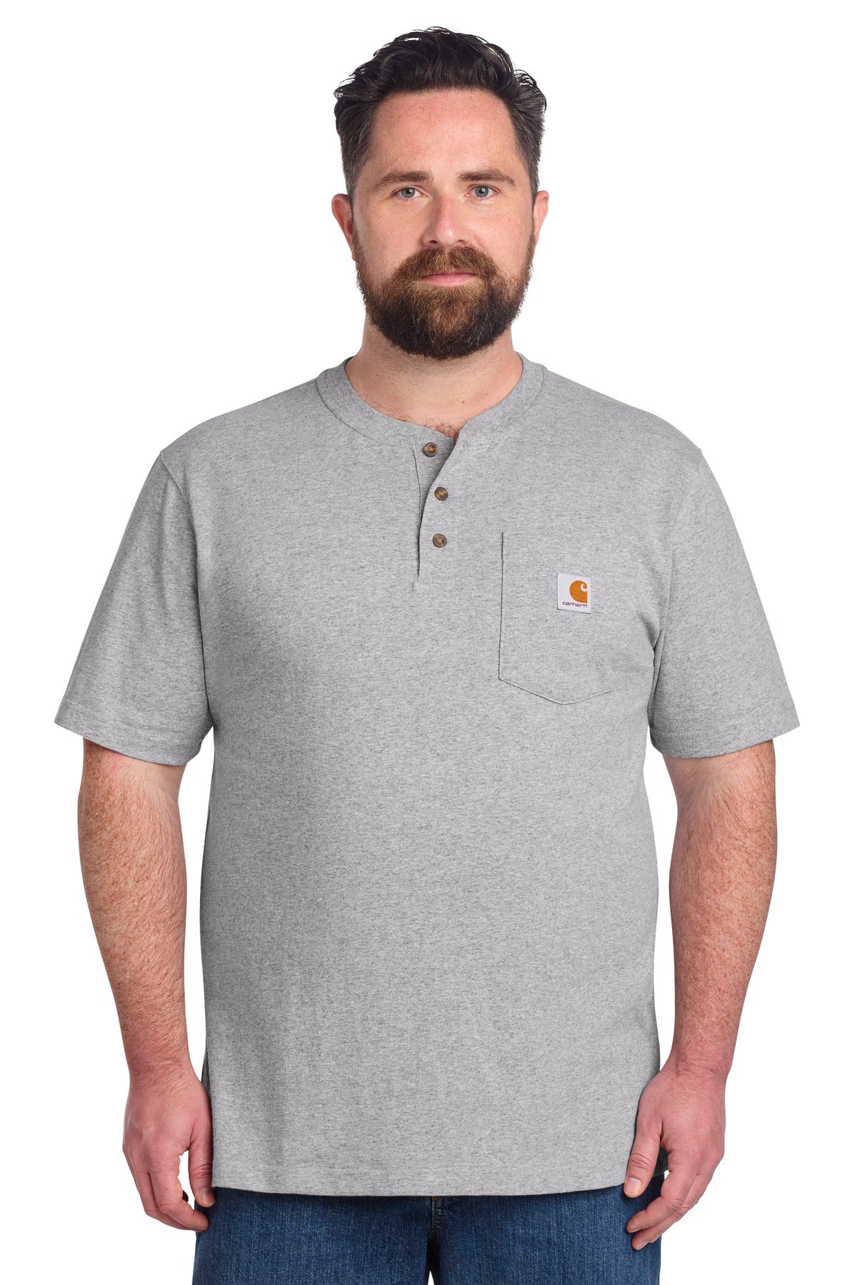 Carhartt® Short Sleeve Henley T-Shirt CTK84