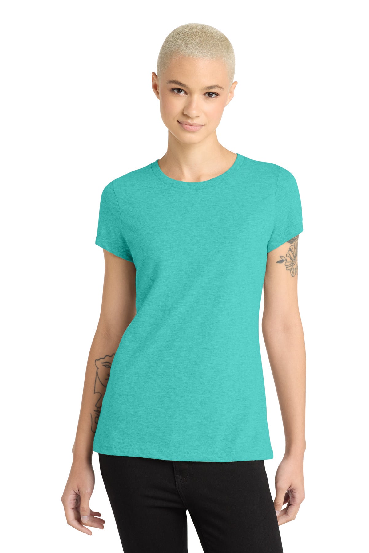 District ?? Women's Perfect Blend?? CVC Tee. DM108L