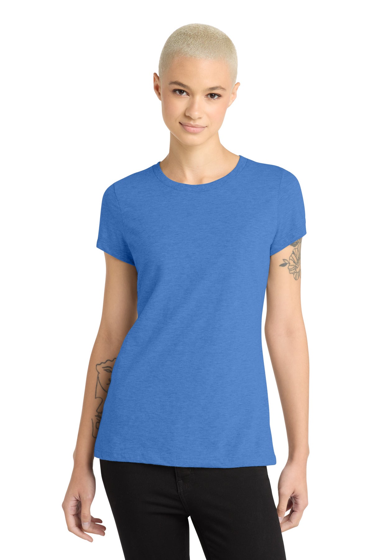 District ® Women's Perfect Blend® CVC Tee. DM108L