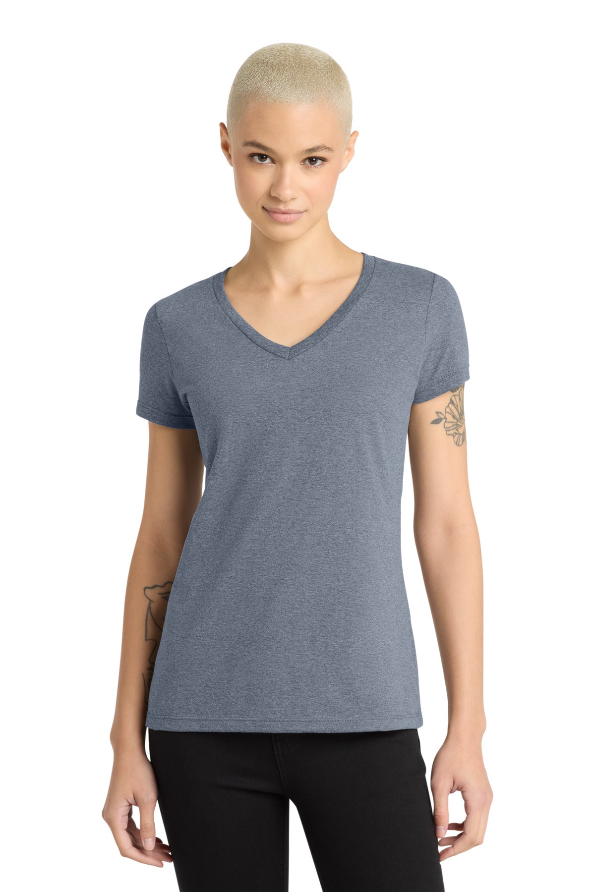 District?? - Women's Perfect Weight?? V-Neck Tee. DM1170L