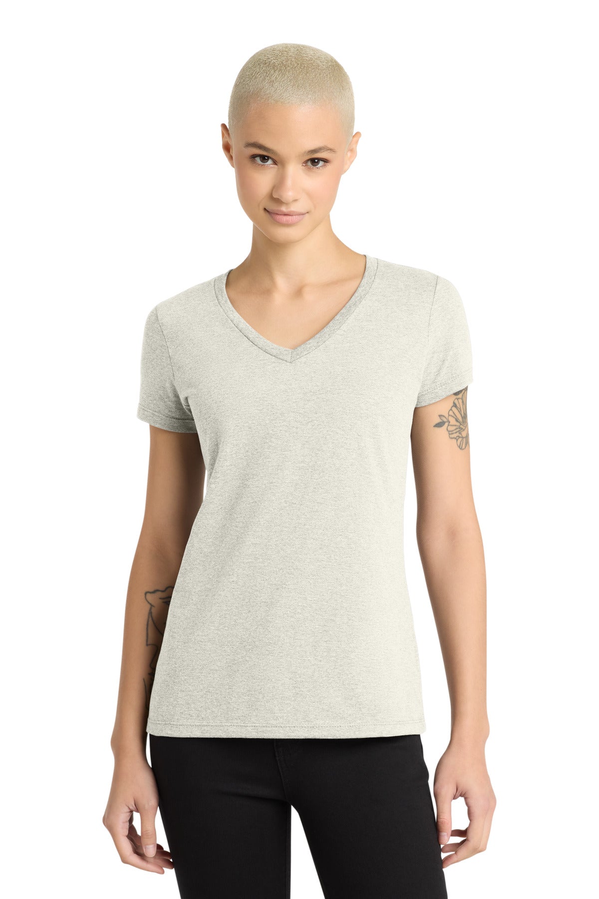 District?? - Women's Perfect Weight?? V-Neck Tee. DM1170L