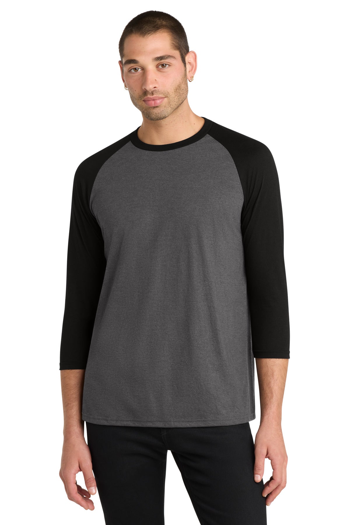 District ?? Perfect Tri?? 3/4-Sleeve Raglan. DM136