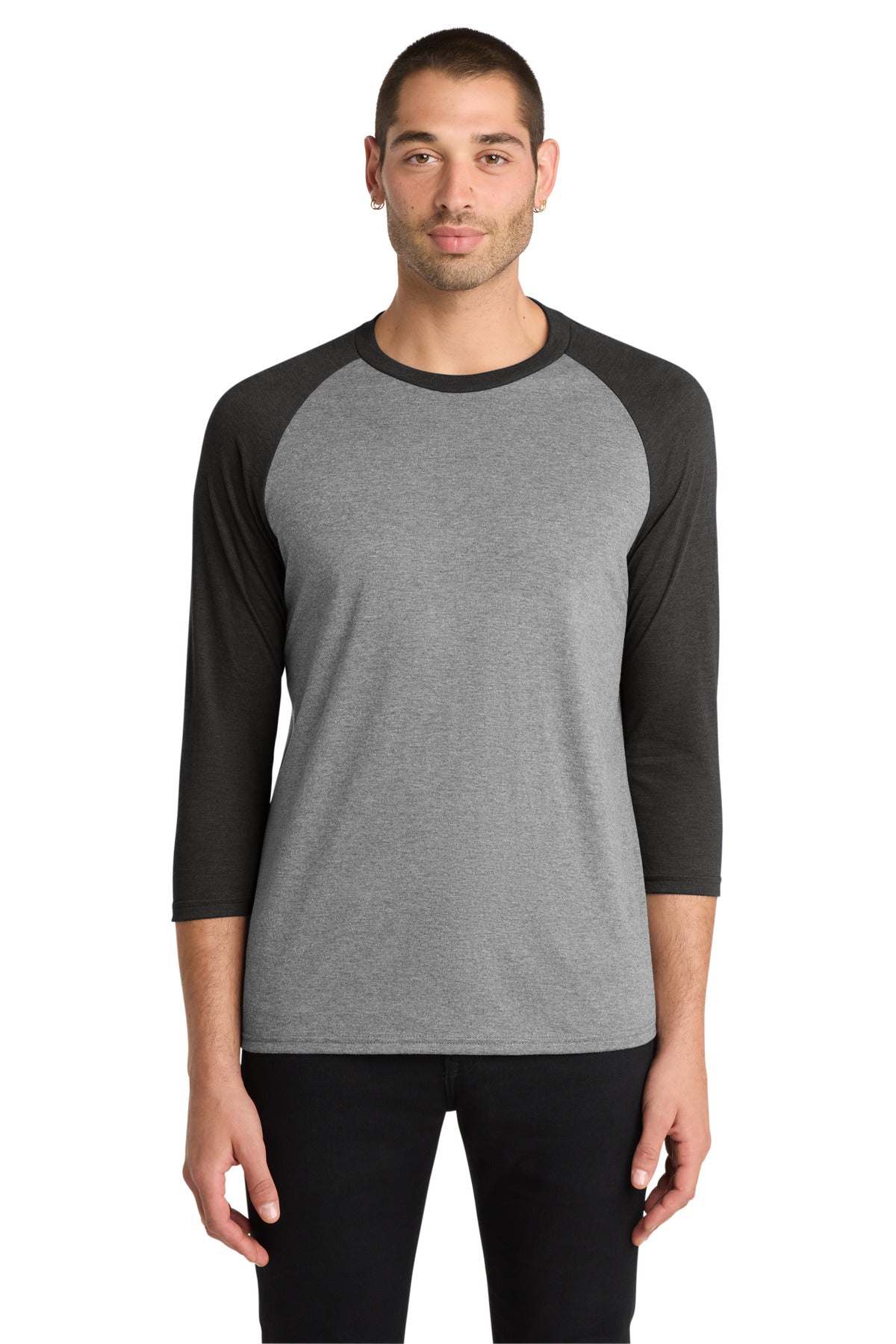 District ?? Perfect Tri?? 3/4-Sleeve Raglan. DM136
