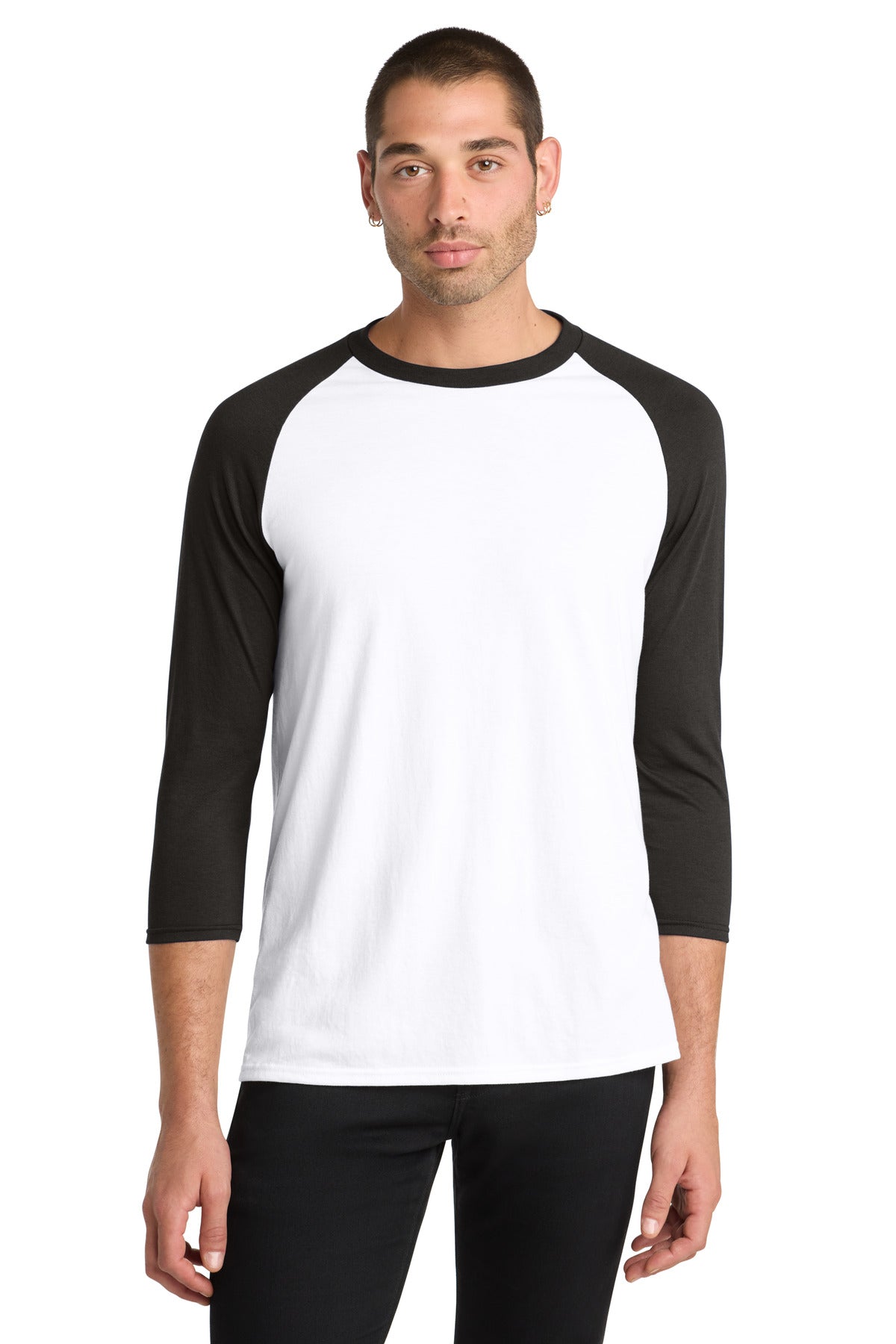 District ?? Perfect Tri?? 3/4-Sleeve Raglan. DM136