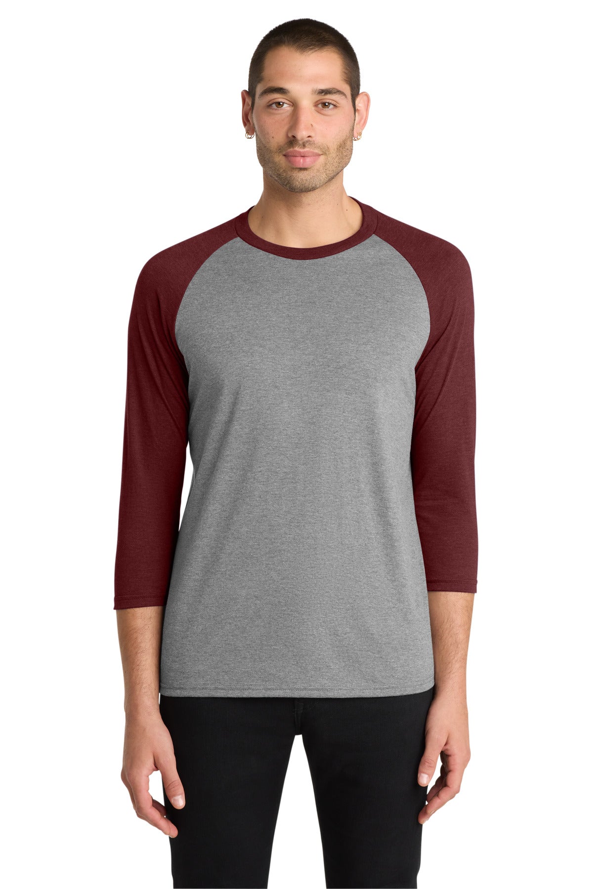District ?? Perfect Tri?? 3/4-Sleeve Raglan. DM136