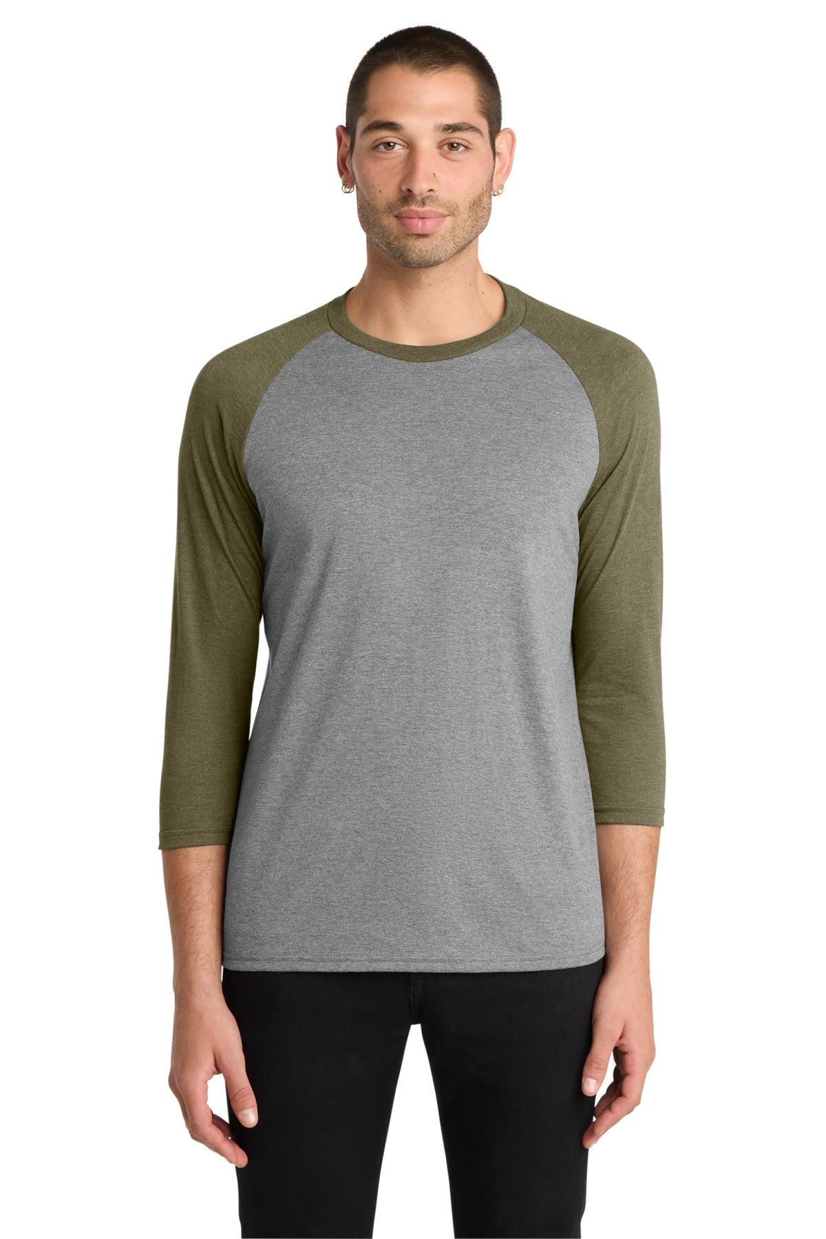 District ?? Perfect Tri?? 3/4-Sleeve Raglan. DM136