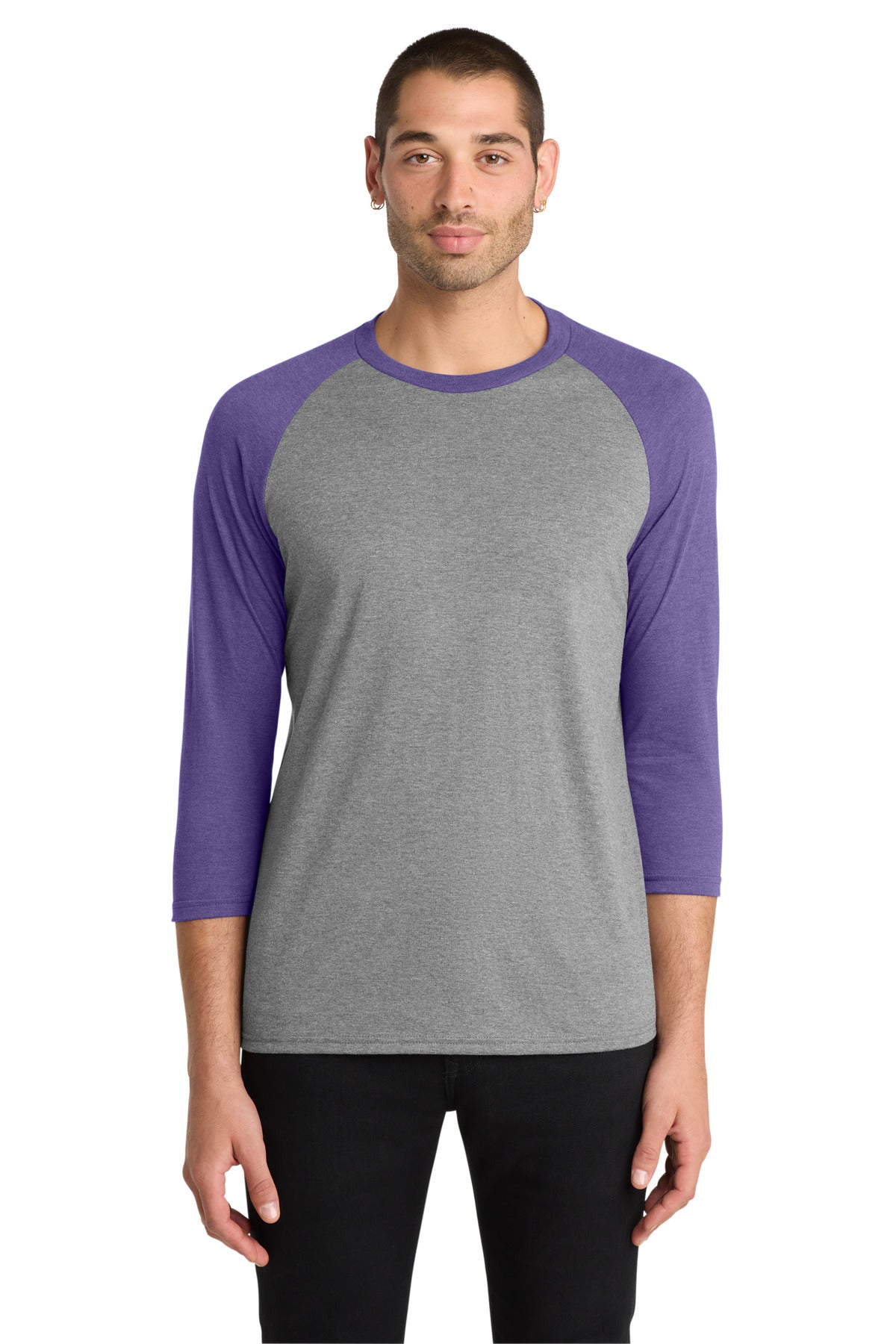 District ?? Perfect Tri?? 3/4-Sleeve Raglan. DM136