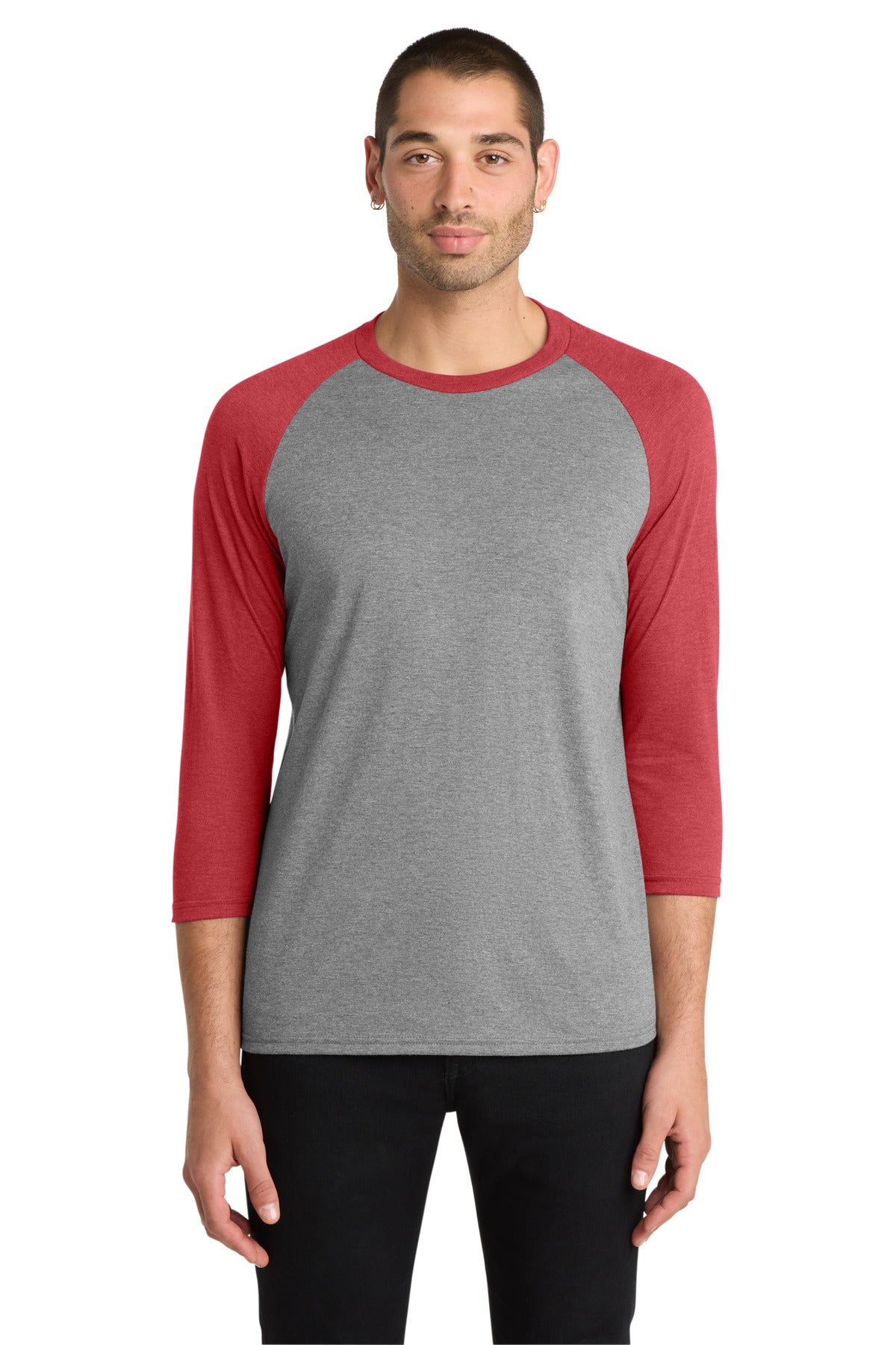 District ?? Perfect Tri?? 3/4-Sleeve Raglan. DM136