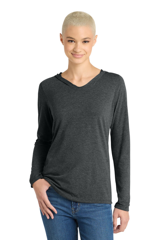 District?? Women's Perfect Tri?? Long Sleeve Hoodie. DM139L