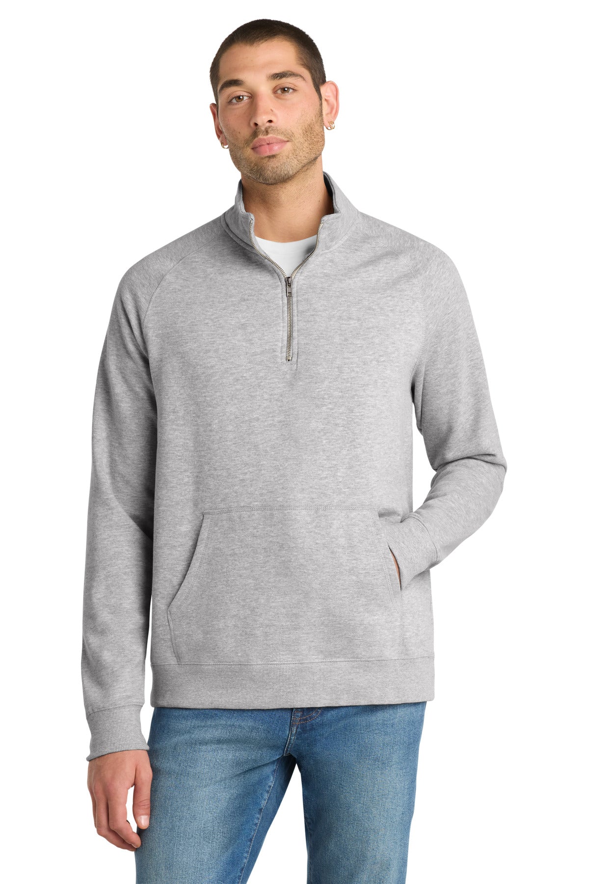 District?? Lightweight Fleece 1/4-Zip. DM392