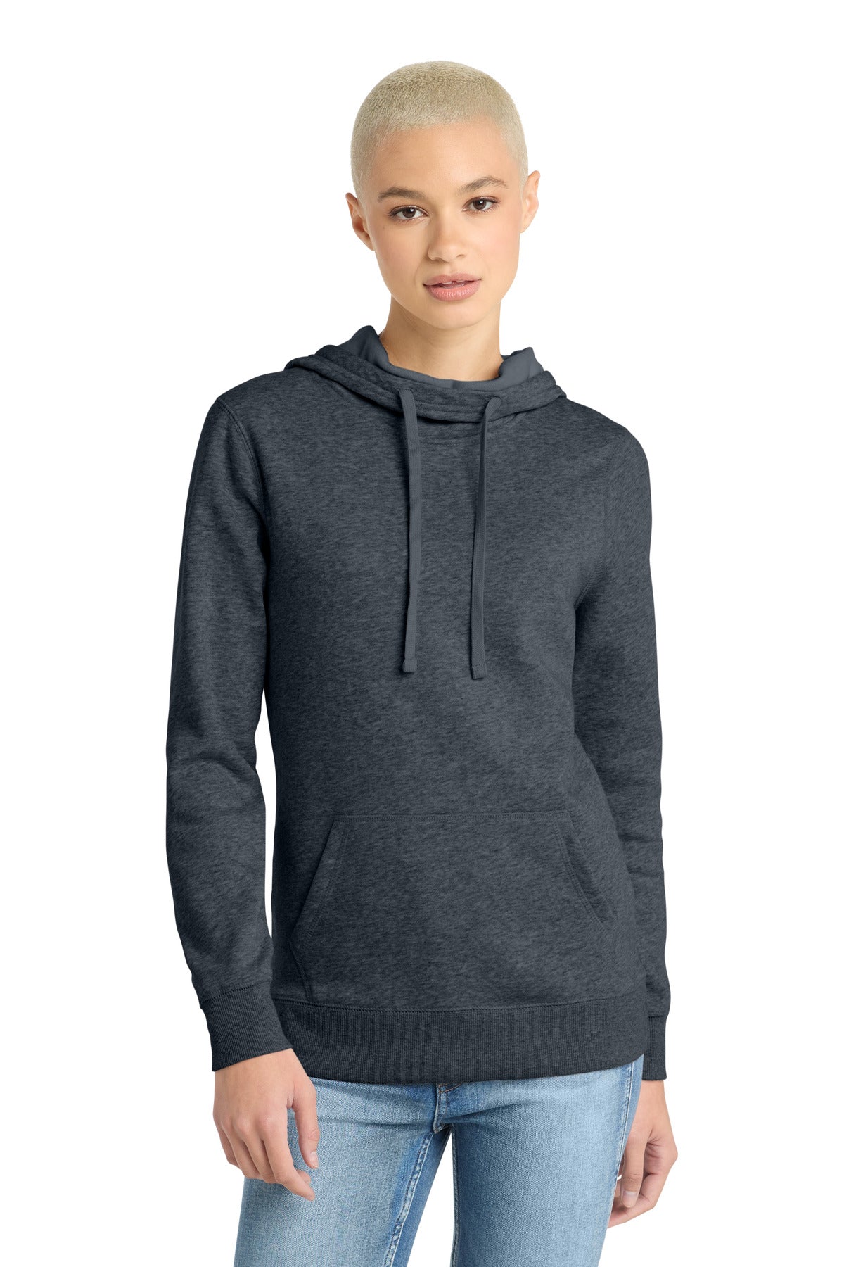 District ?? Women's Lightweight Fleece Hoodie. DM493