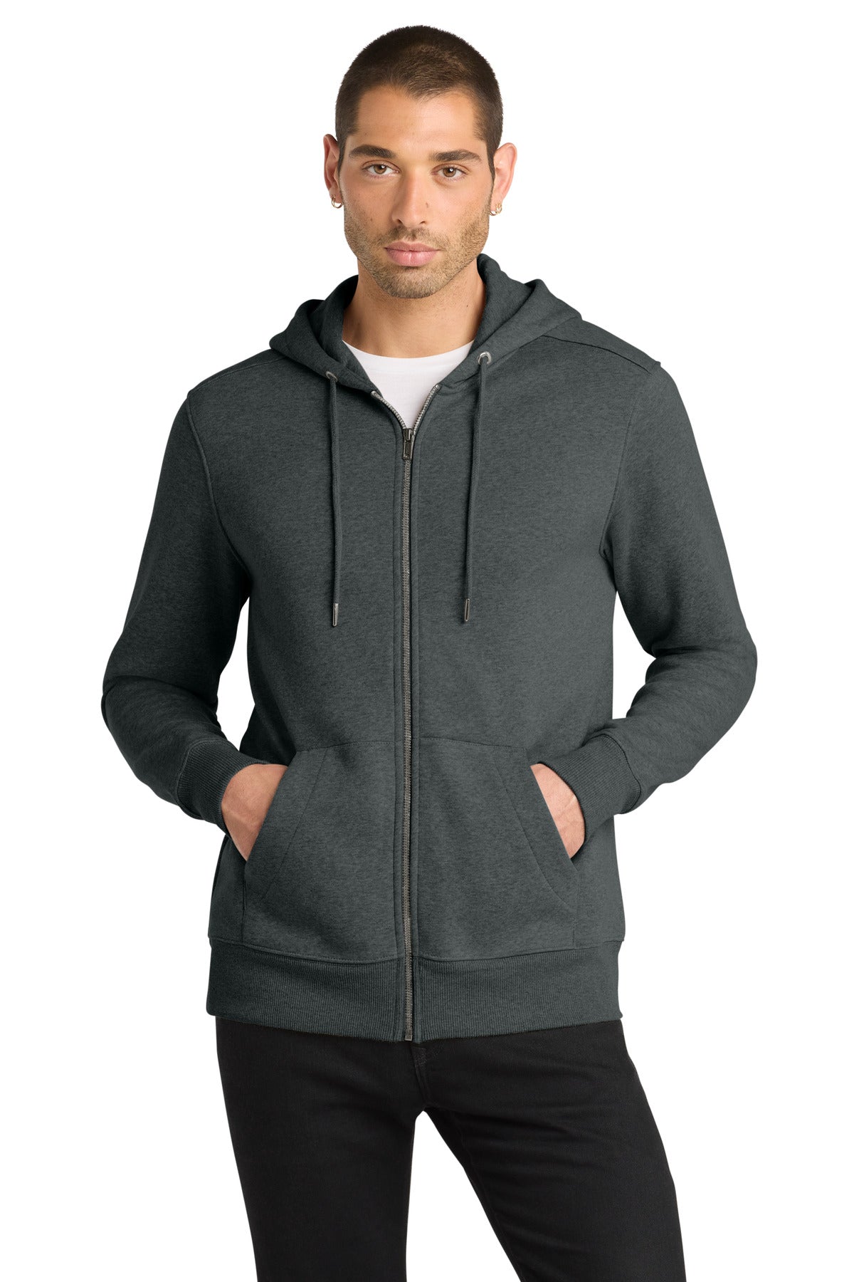 District ?? Perfect Weight ?? Fleece Full-Zip Hoodie DT1103
