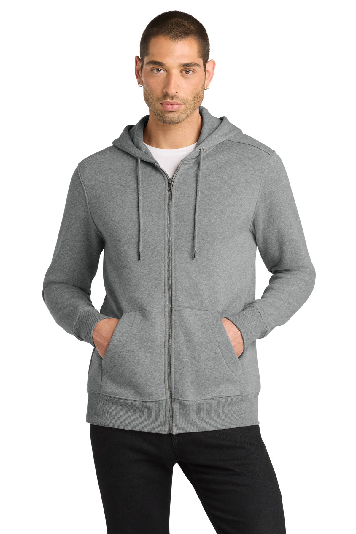 District ?? Perfect Weight ?? Fleece Full-Zip Hoodie DT1103