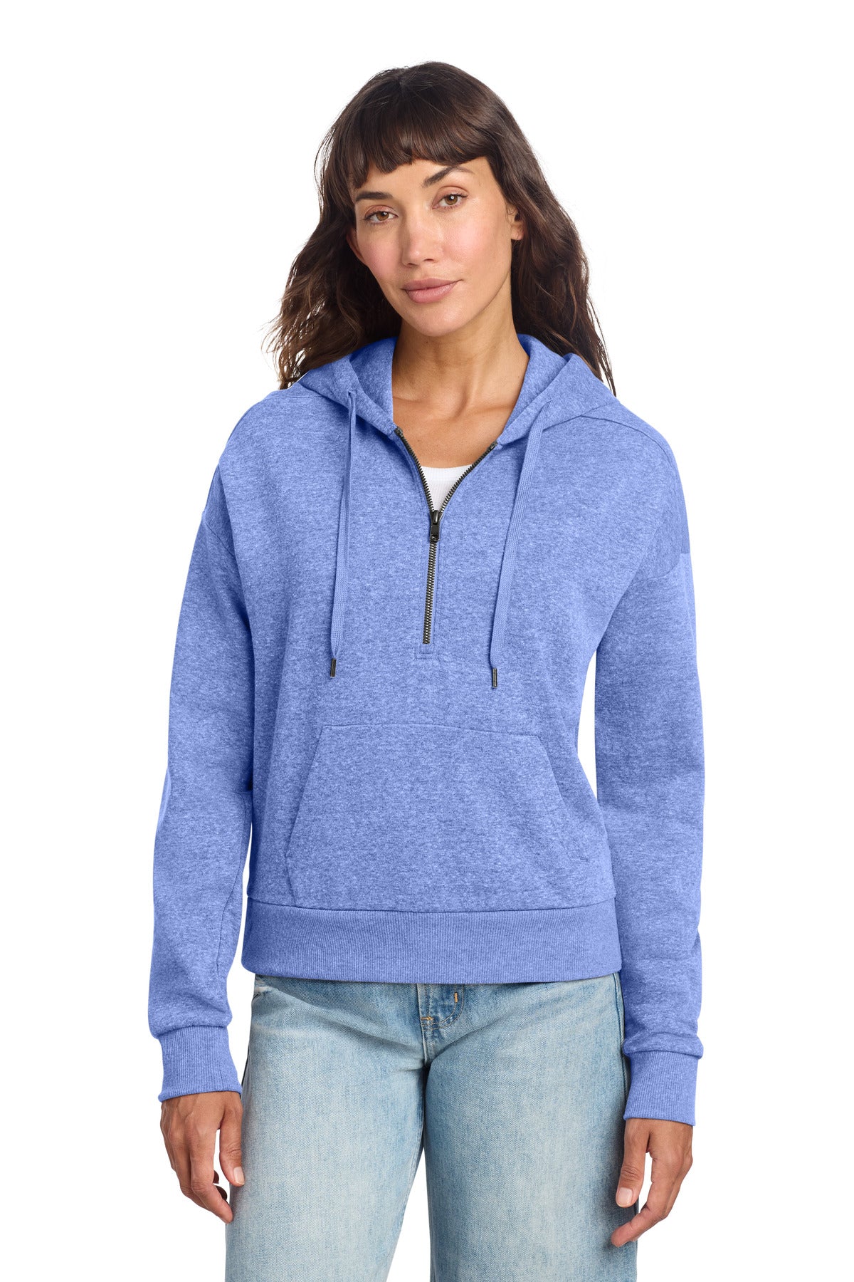 District® Women's Perfect Tri® Fleece 1/2-Zip Pullover DT1311