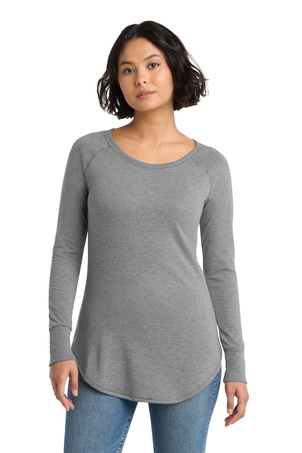 District ?? Women's Perfect Tri ?? Long Sleeve Tunic Tee. DT132L