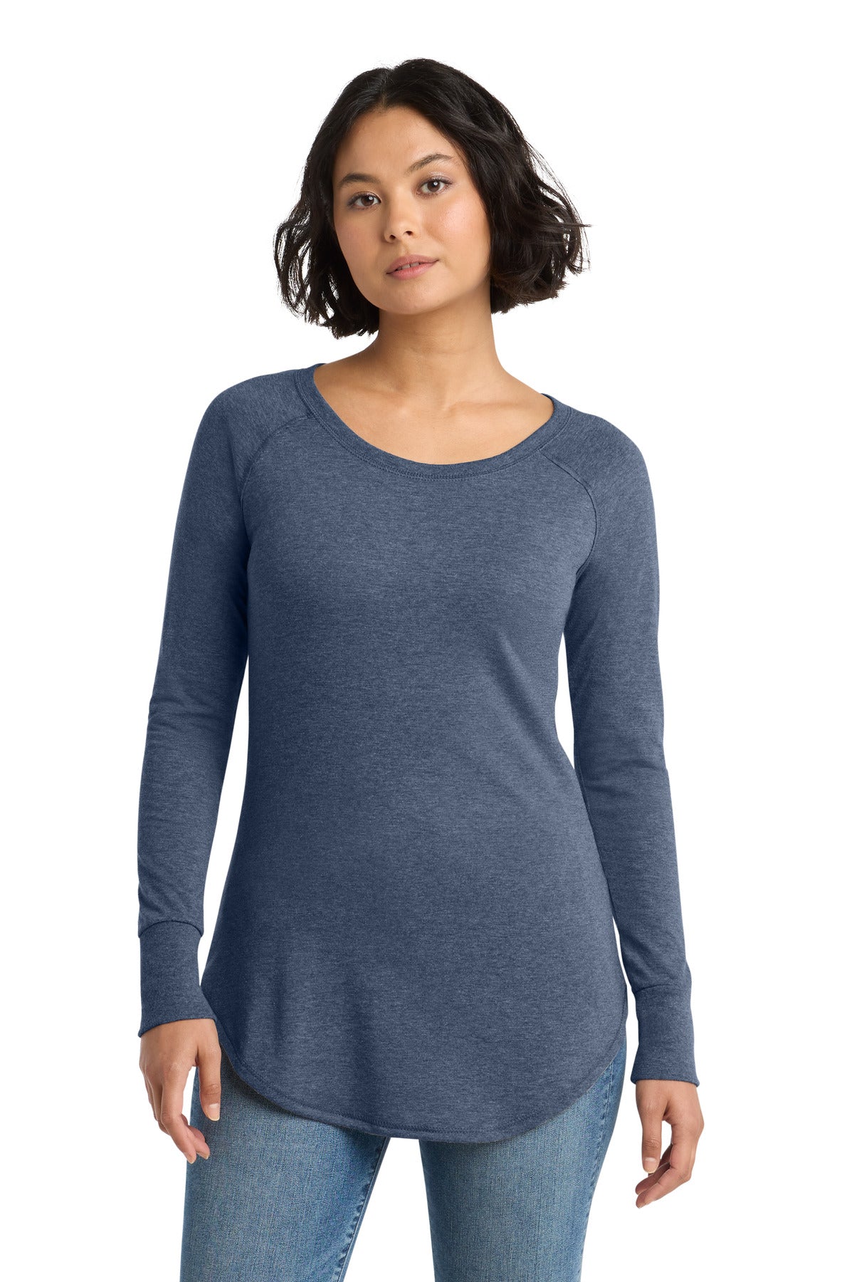 District ?? Women's Perfect Tri ?? Long Sleeve Tunic Tee. DT132L