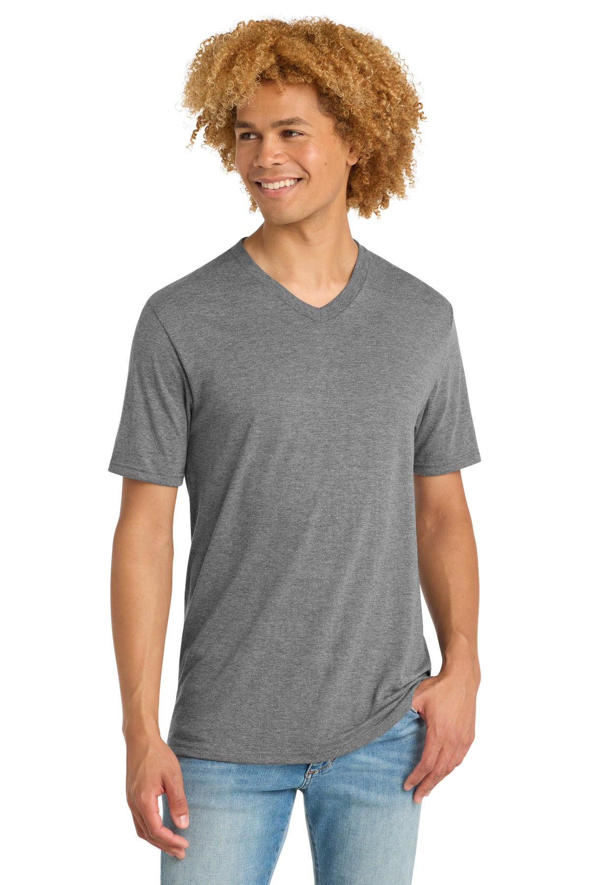 District ??  Perfect Tri?? V-Neck Tee. DT1350