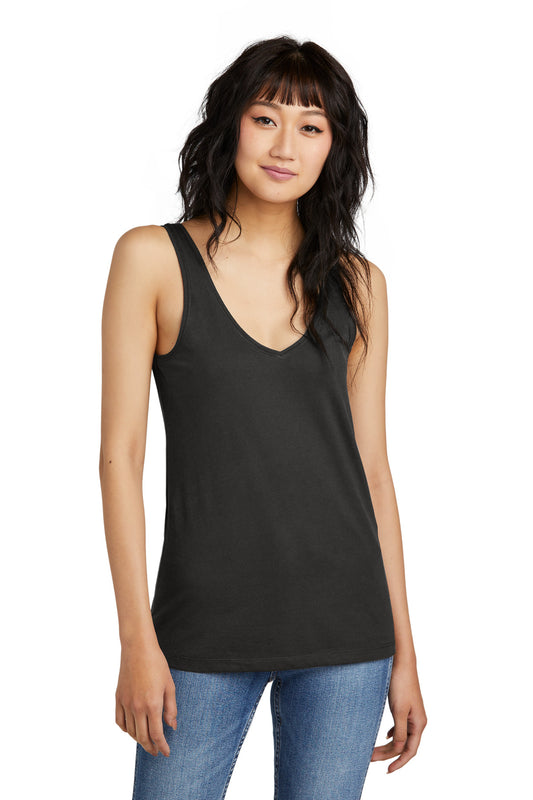 District?? Women's Perfect Blend?? CVC V-Neck Tank DT154