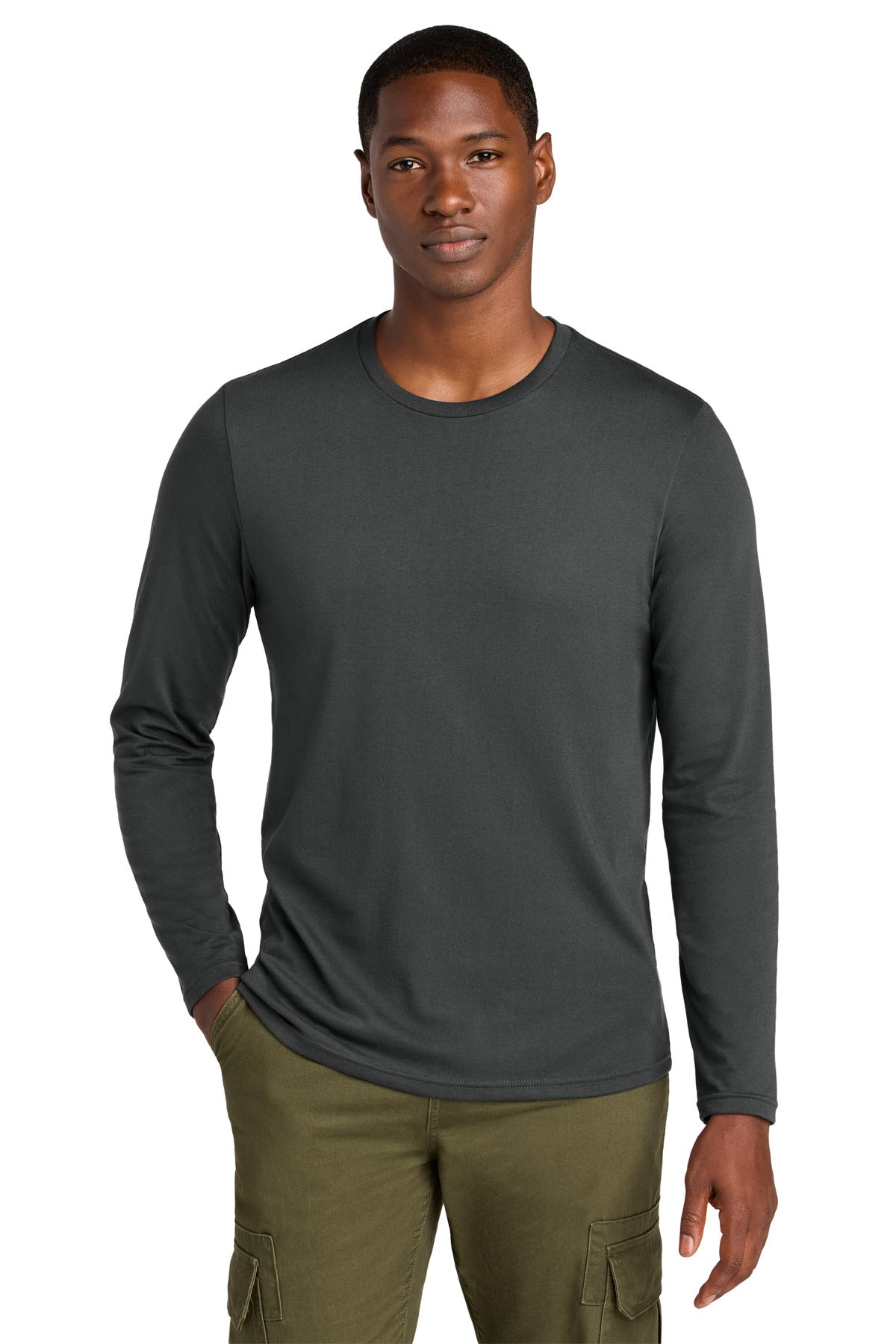 District?? Perfect Weight?? CVC Long Sleeve Tee DT185