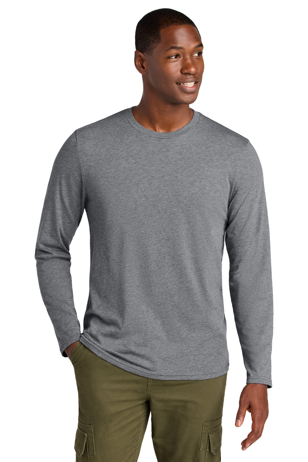 District?? Perfect Weight?? CVC Long Sleeve Tee DT185