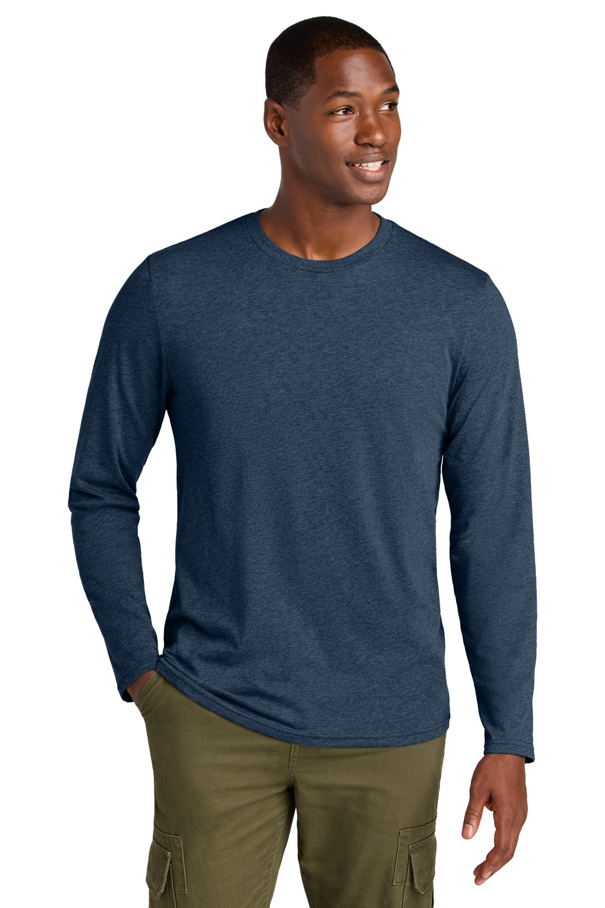 District?? Perfect Weight?? CVC Long Sleeve Tee DT185