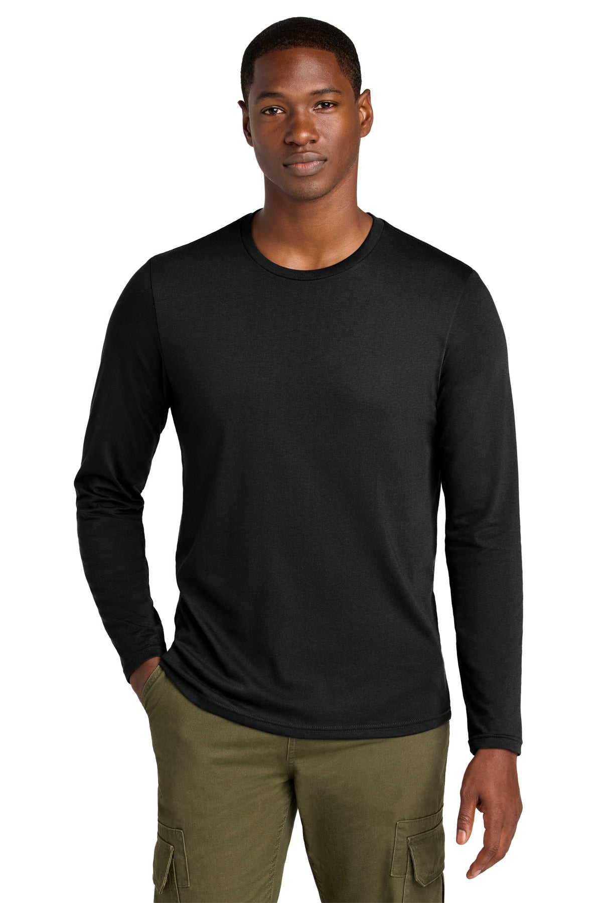 District?? Perfect Weight?? CVC Long Sleeve Tee DT185