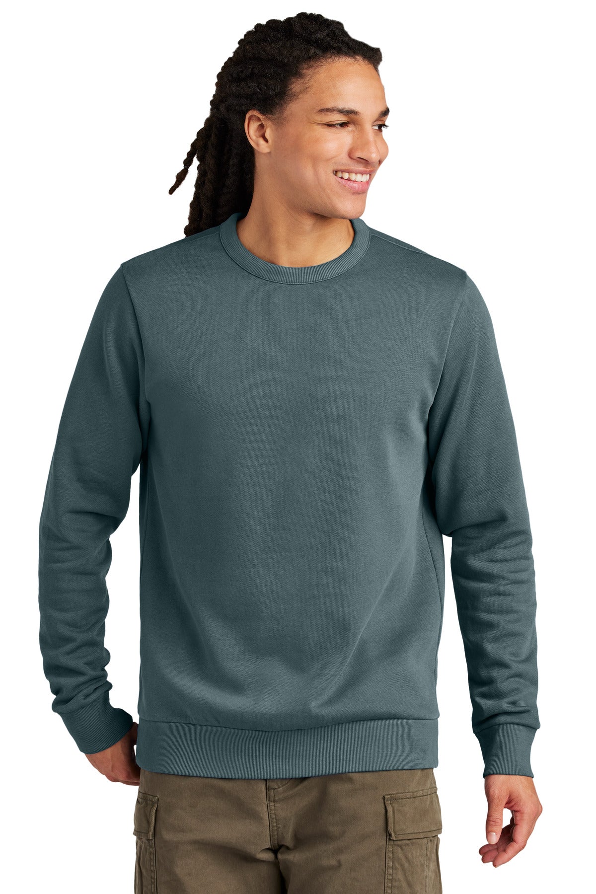 District WashŸ?? Fleece Crew DT2204