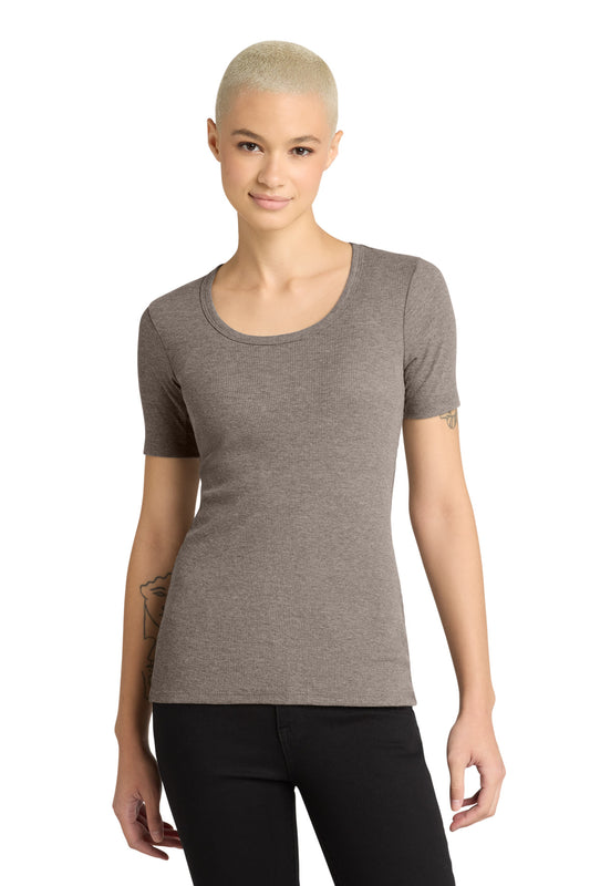 District?? Women's V.I.T.Ÿ??Rib Scoop Neck Tee DT6020