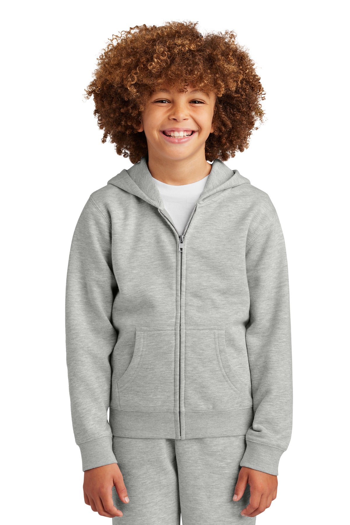 District?? Youth V.I.T.Ÿ?? Fleece Full-Zip Hoodie DT6102Y