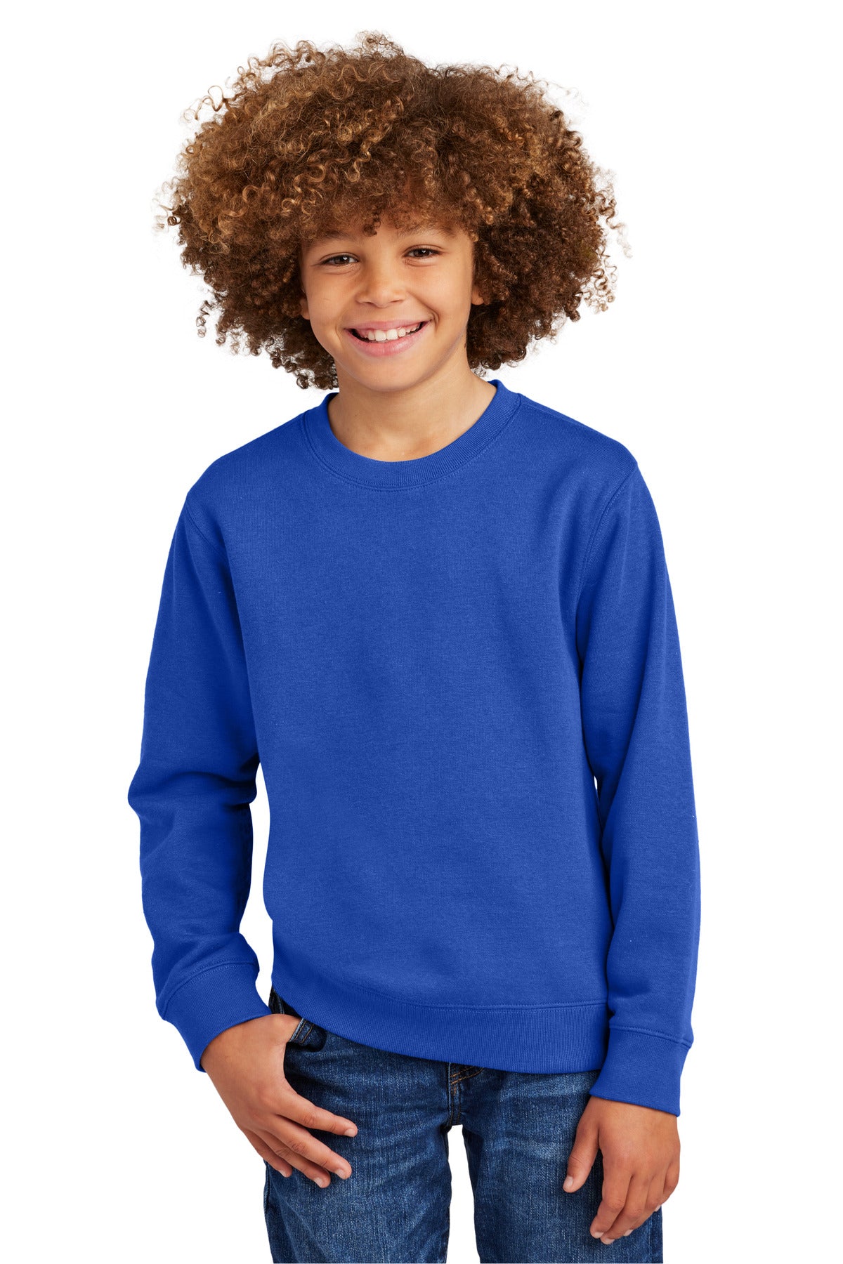 District?? Youth V.I.T.Ÿ?? Fleece Crew DT6104Y